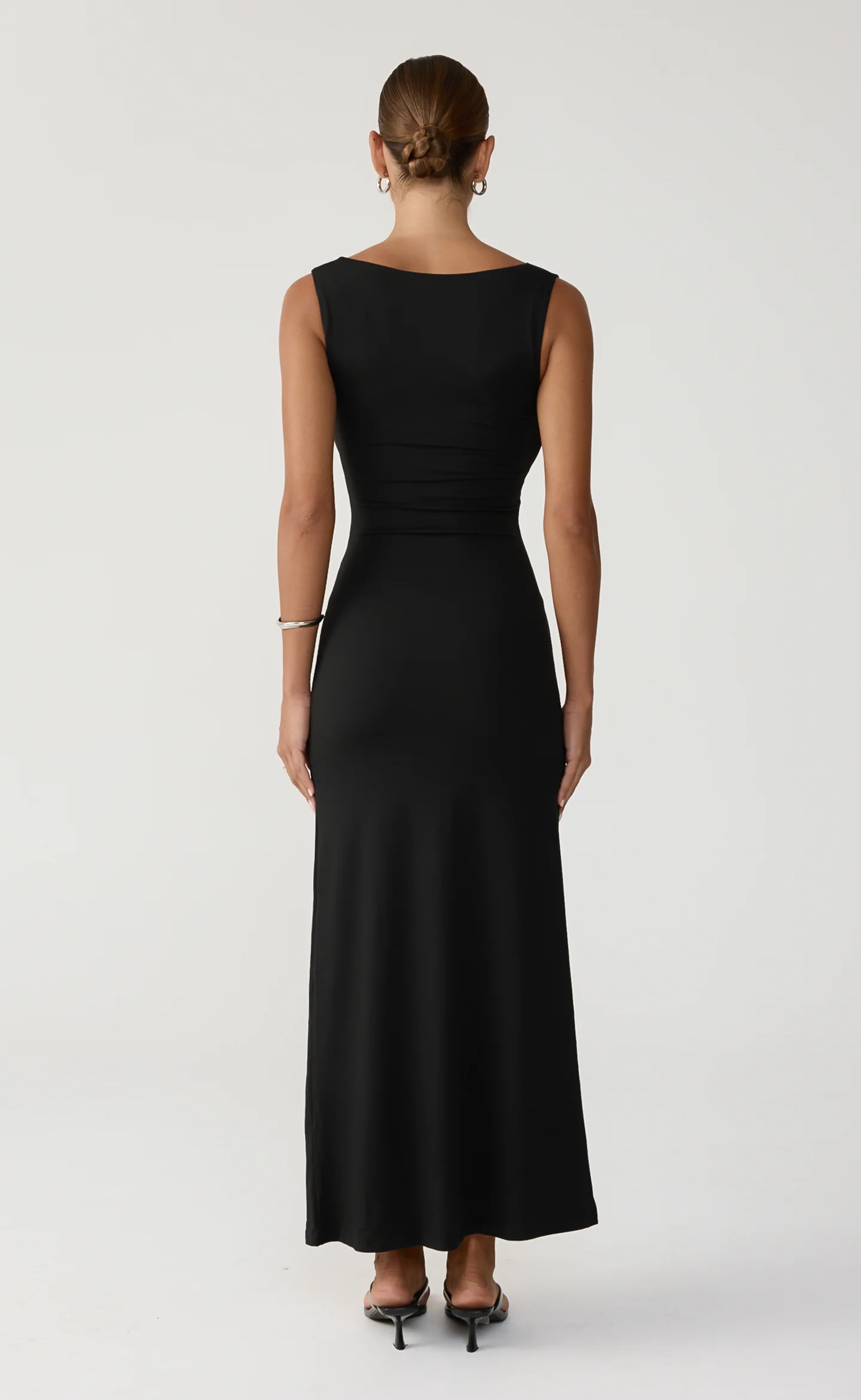 Josette Maxi Dress (Black) - Image 3