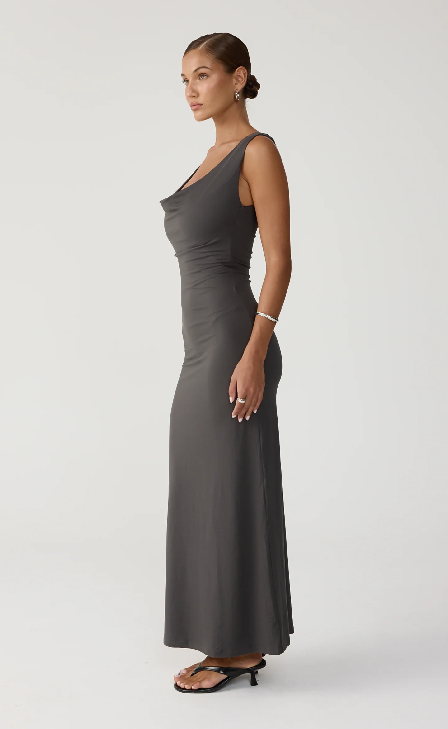 Josette Maxi Dress (Slate) - Image 4