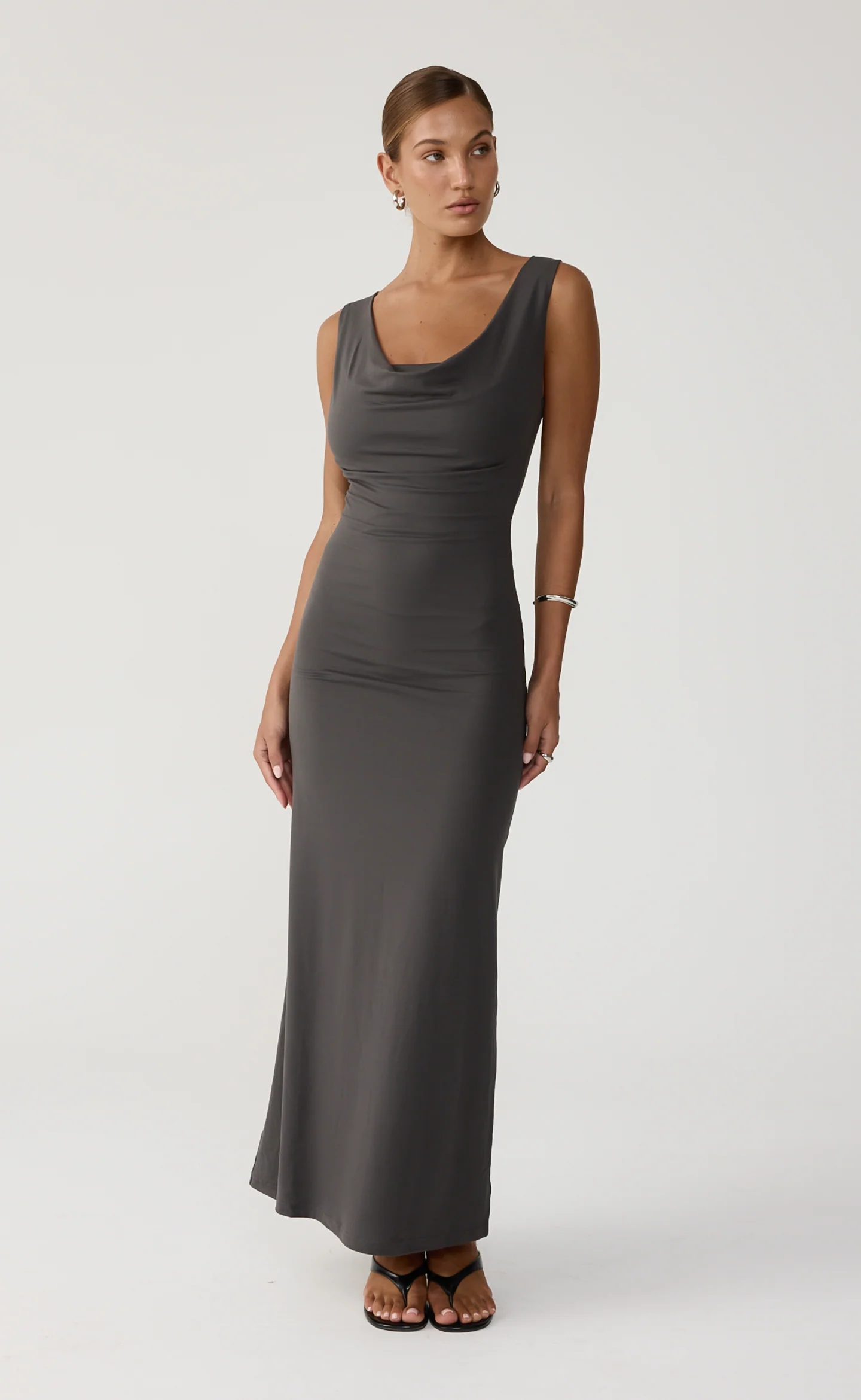 Josette Maxi Dress (Slate) - Image 6