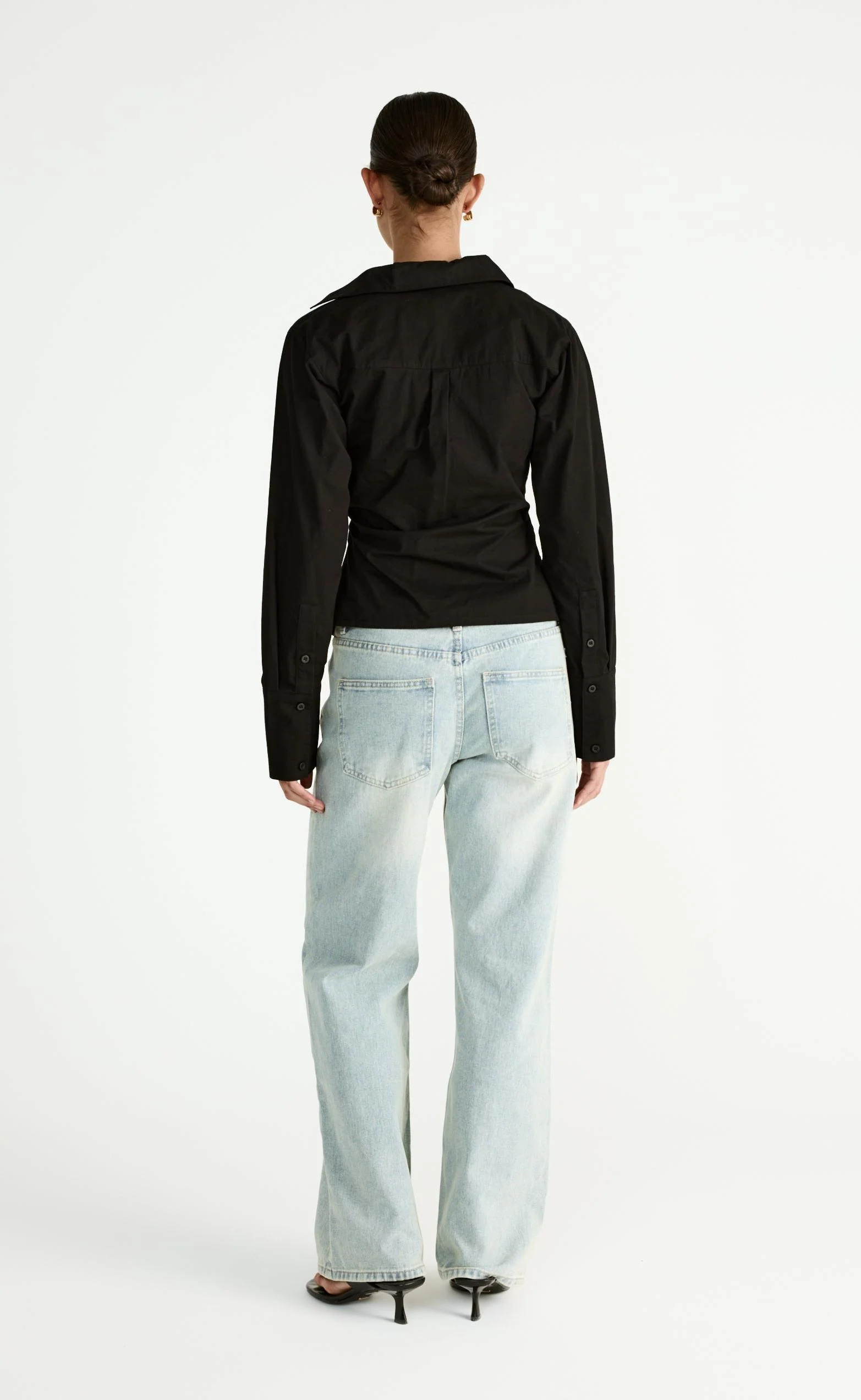 Judah Long Sleeve Top (Black) - Image 8