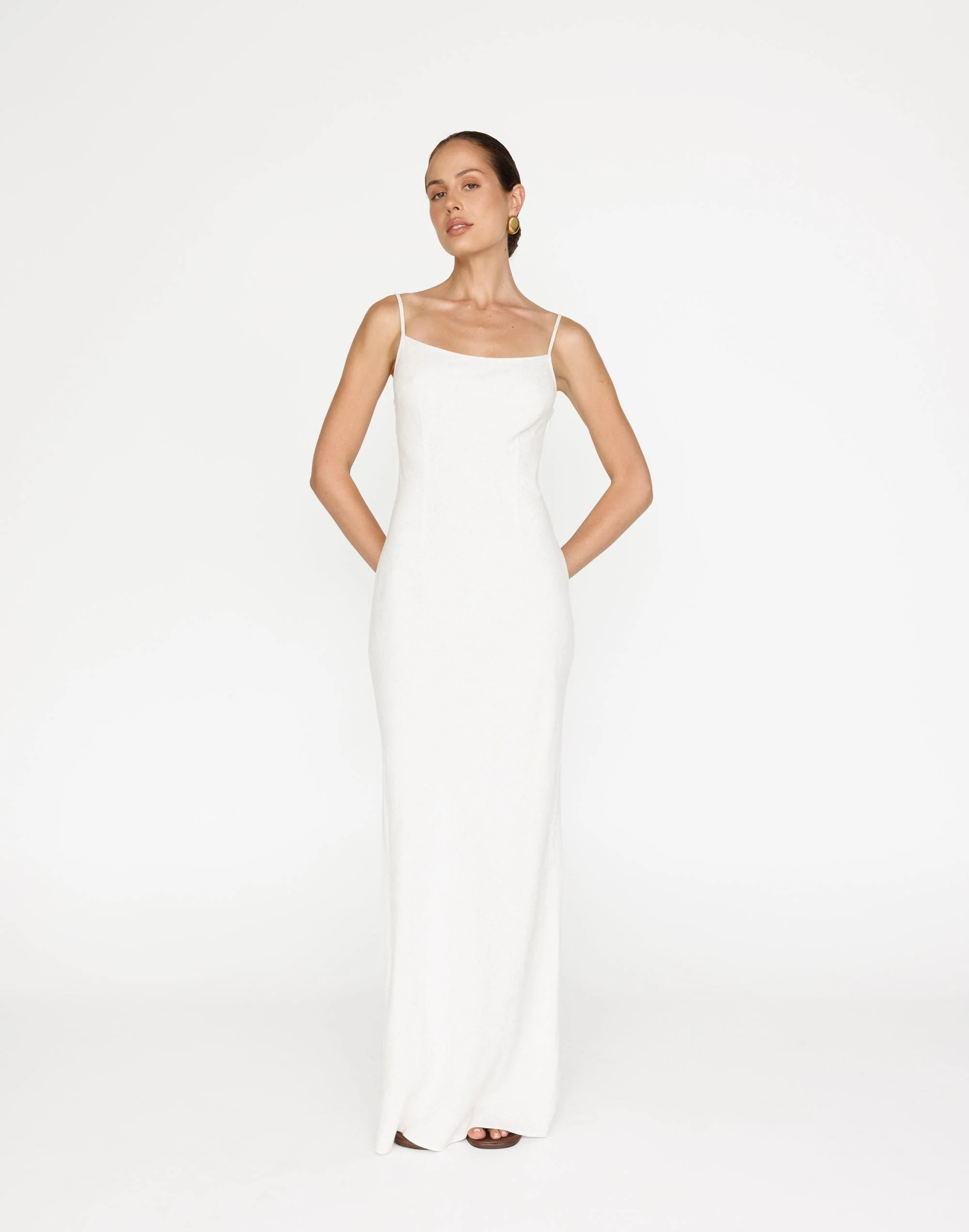 June Maxi Dress (Oat) - Image 4