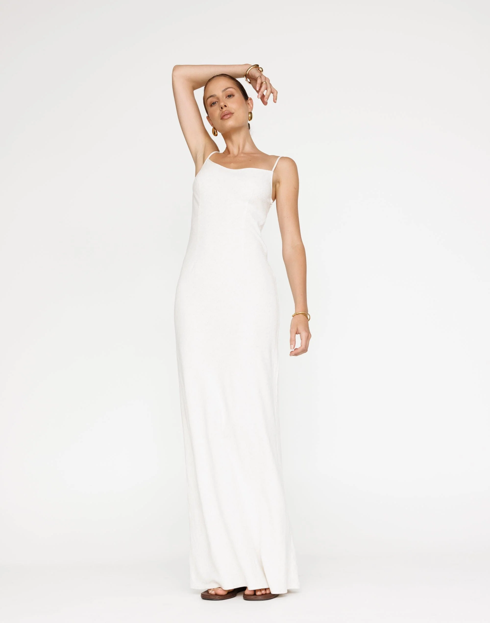 June Maxi Dress (Oat) - Image 6