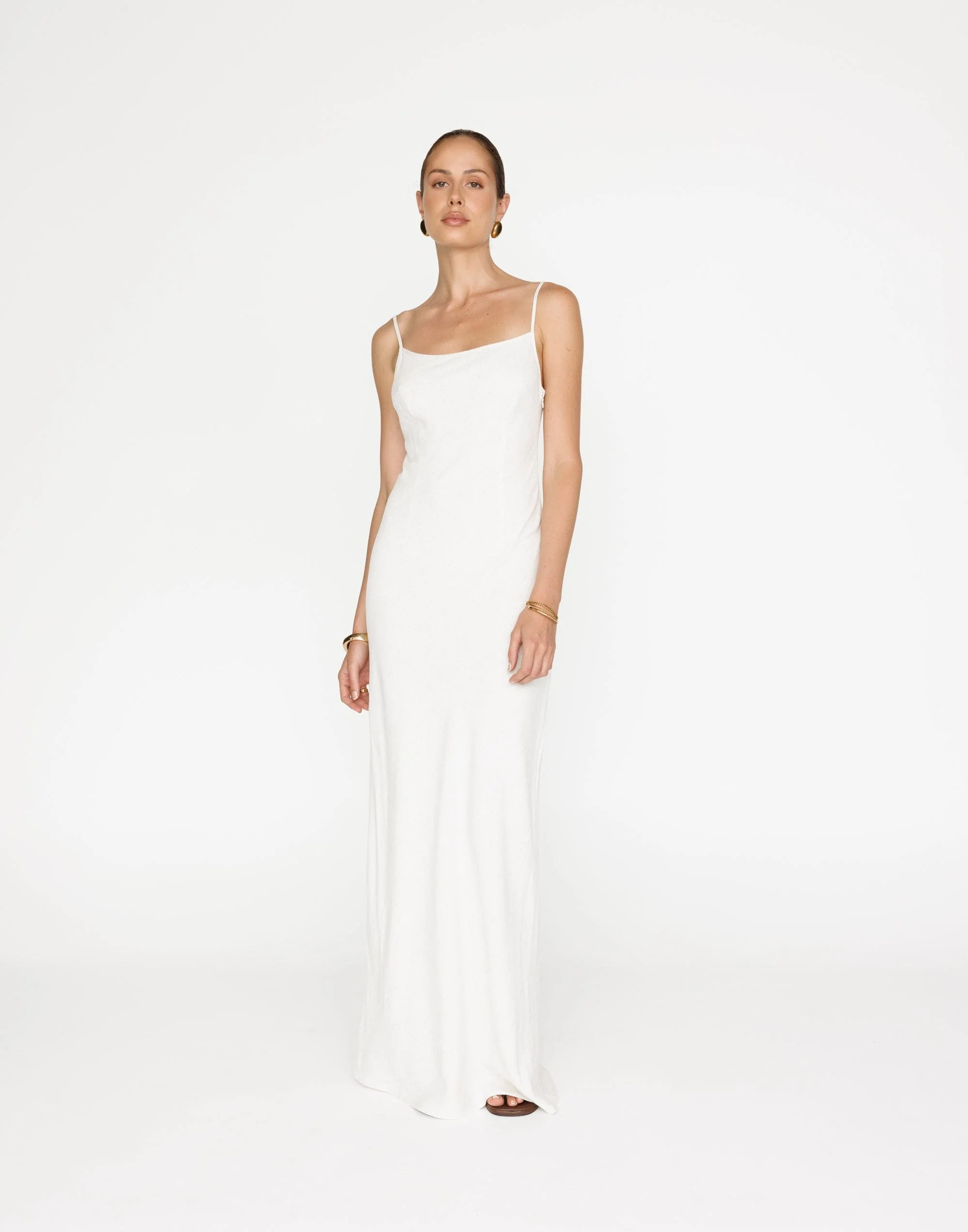 June Maxi Dress (Oat) - Image 7