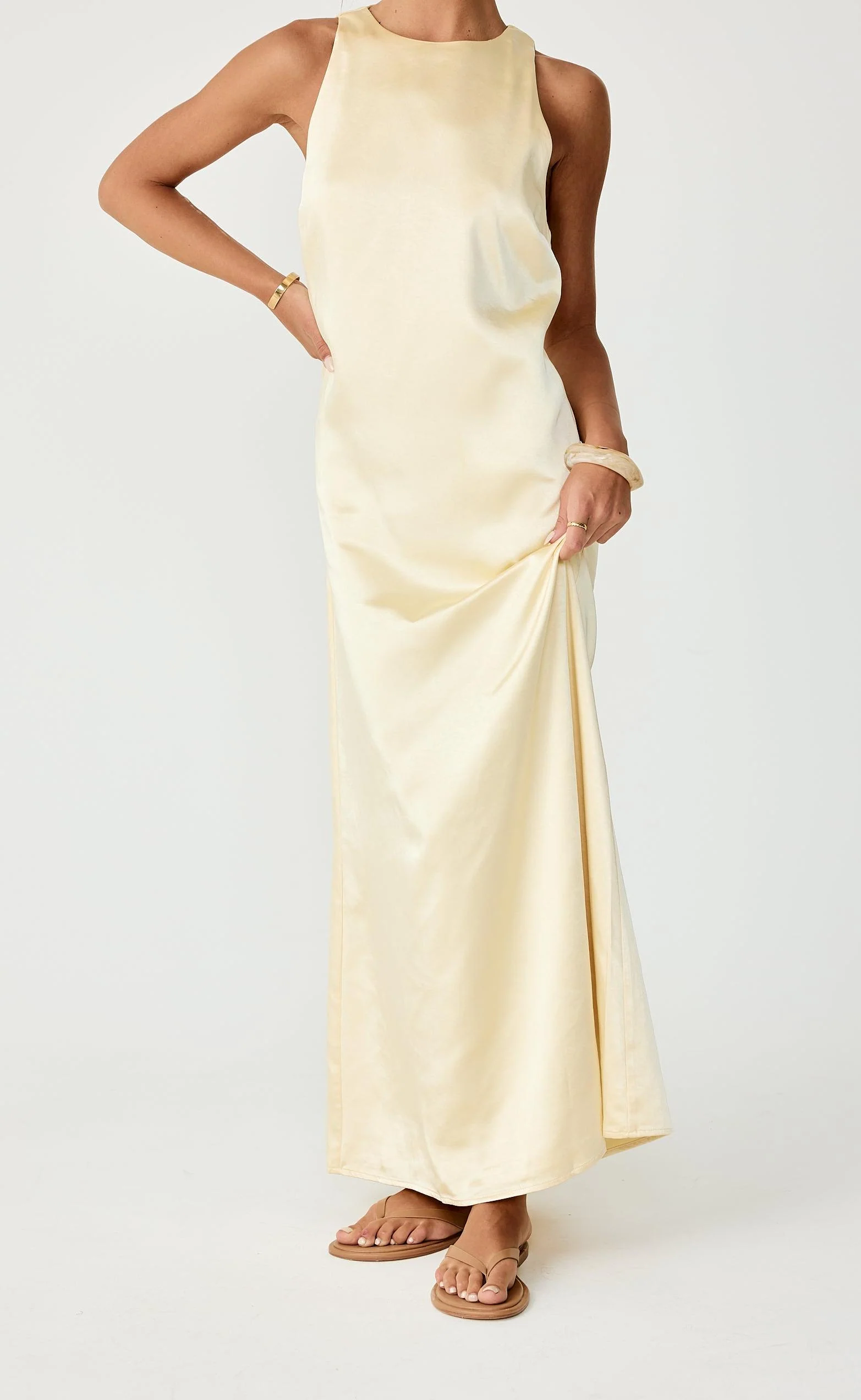 Juro Maxi Dress (Lemon) - Image 6