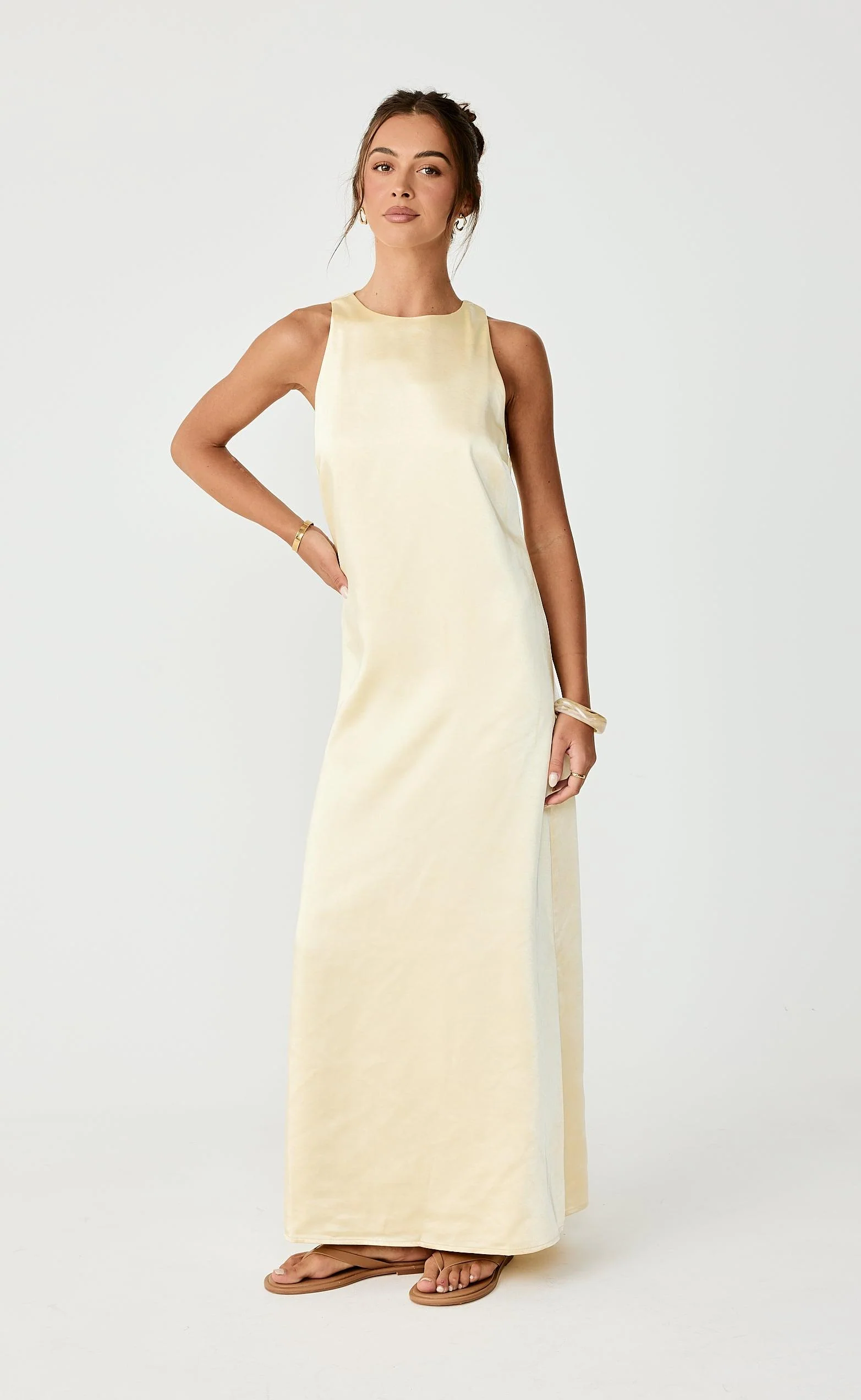 Juro Maxi Dress (Lemon) - Image 8