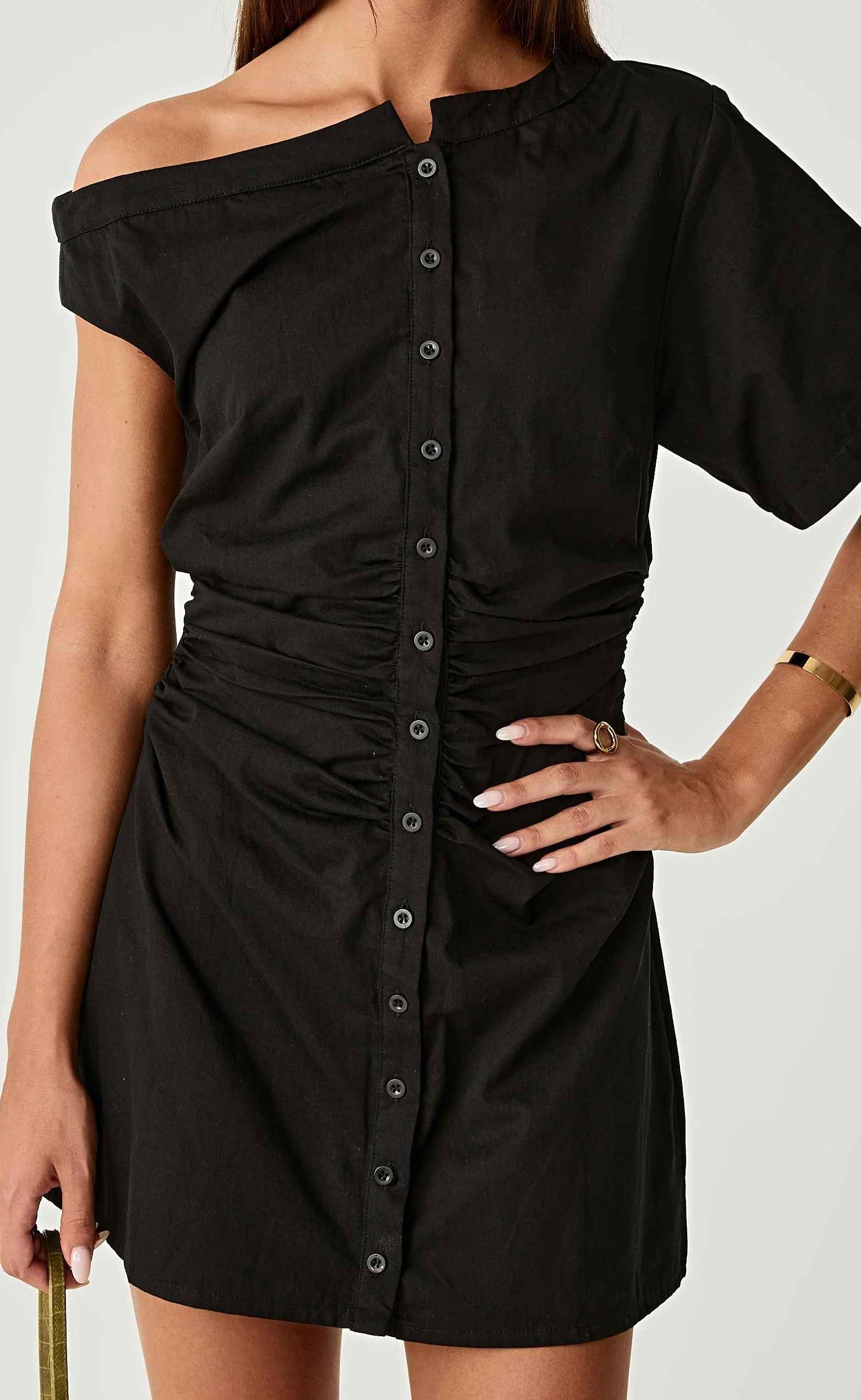 Justin Mini Dress (Black) - Image 2