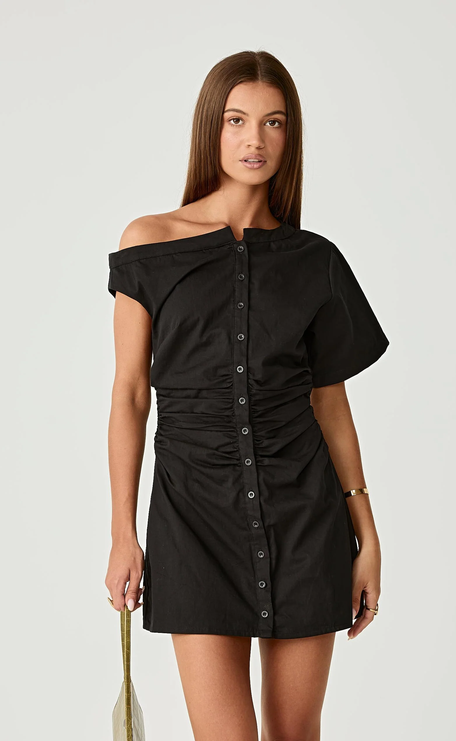 Justin Mini Dress (Black) - Image 3
