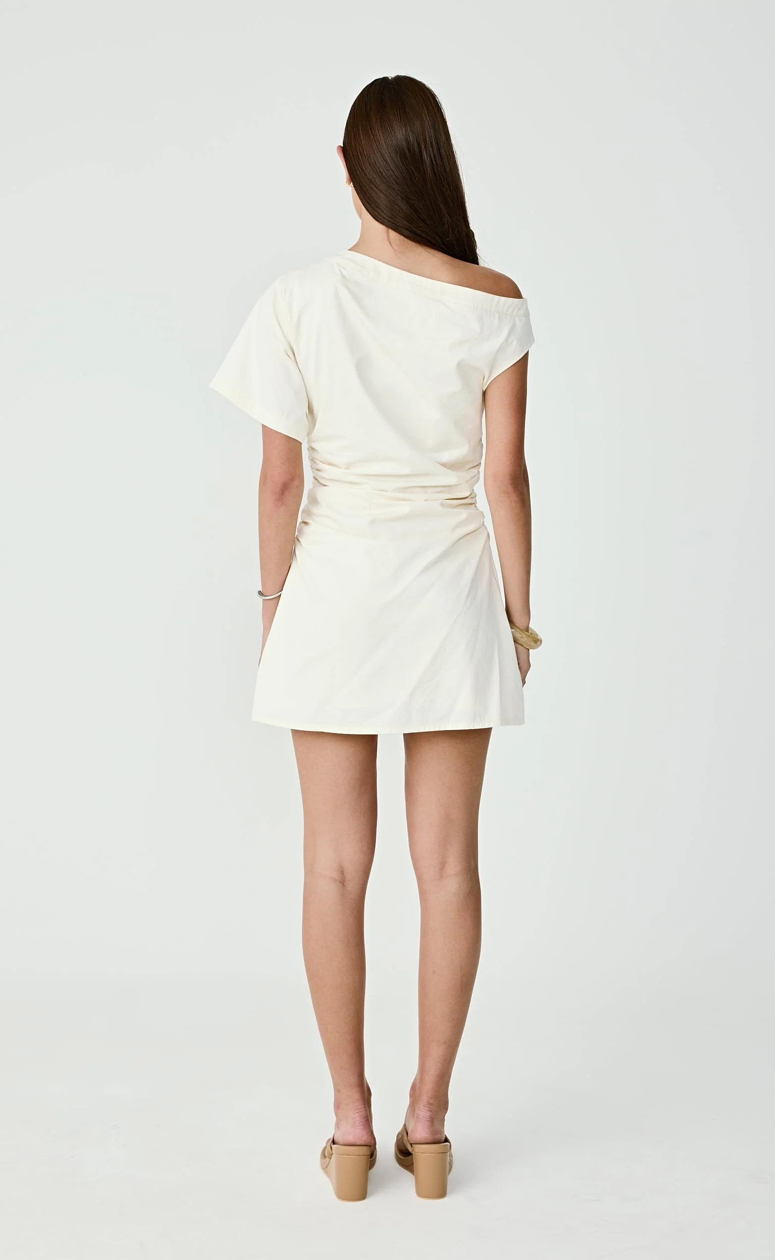 Justin Mini Dress (Cream) - Image 3