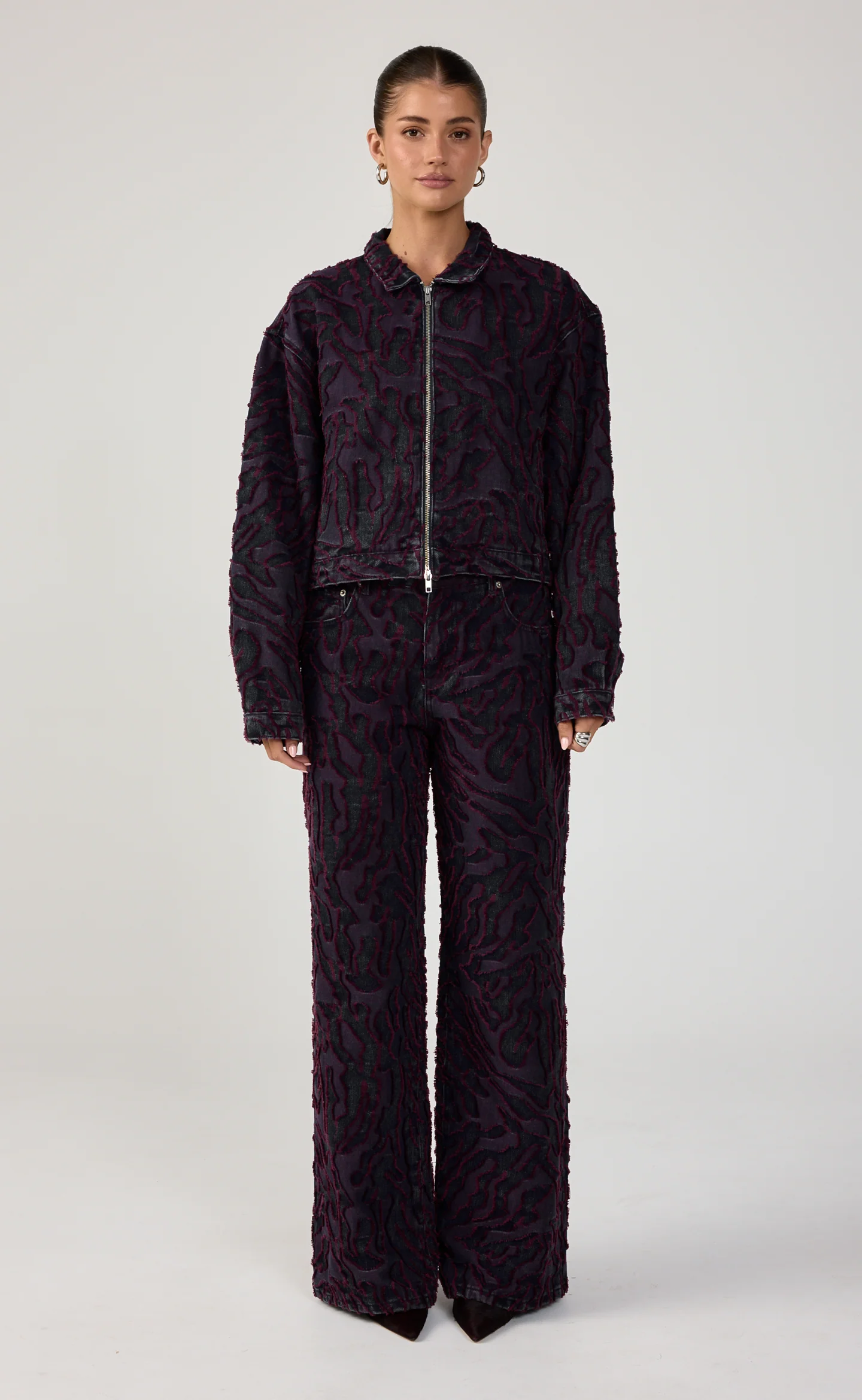 Kace Jacket (Textured Denim) - Image 2
