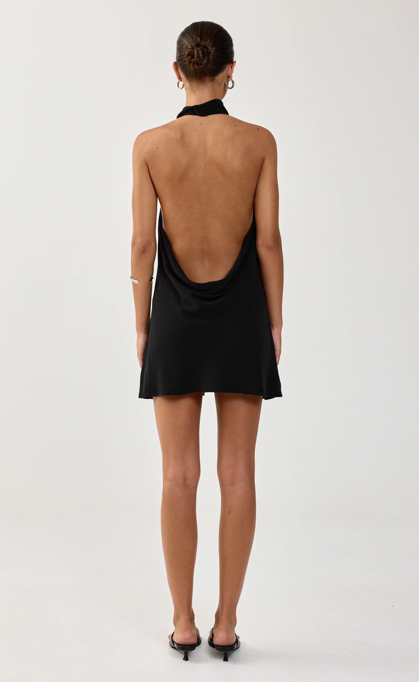 Kaiah Mini Dress (Black) - Image 4