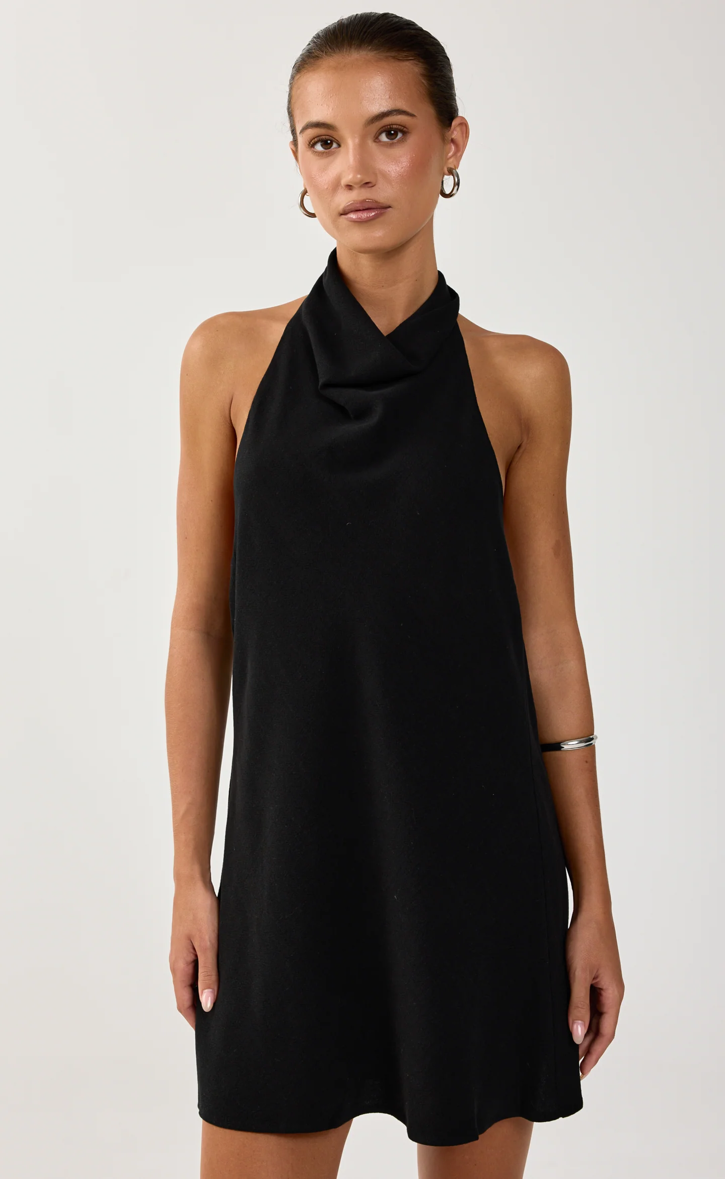 Kaiah Mini Dress (Black) - Image 5