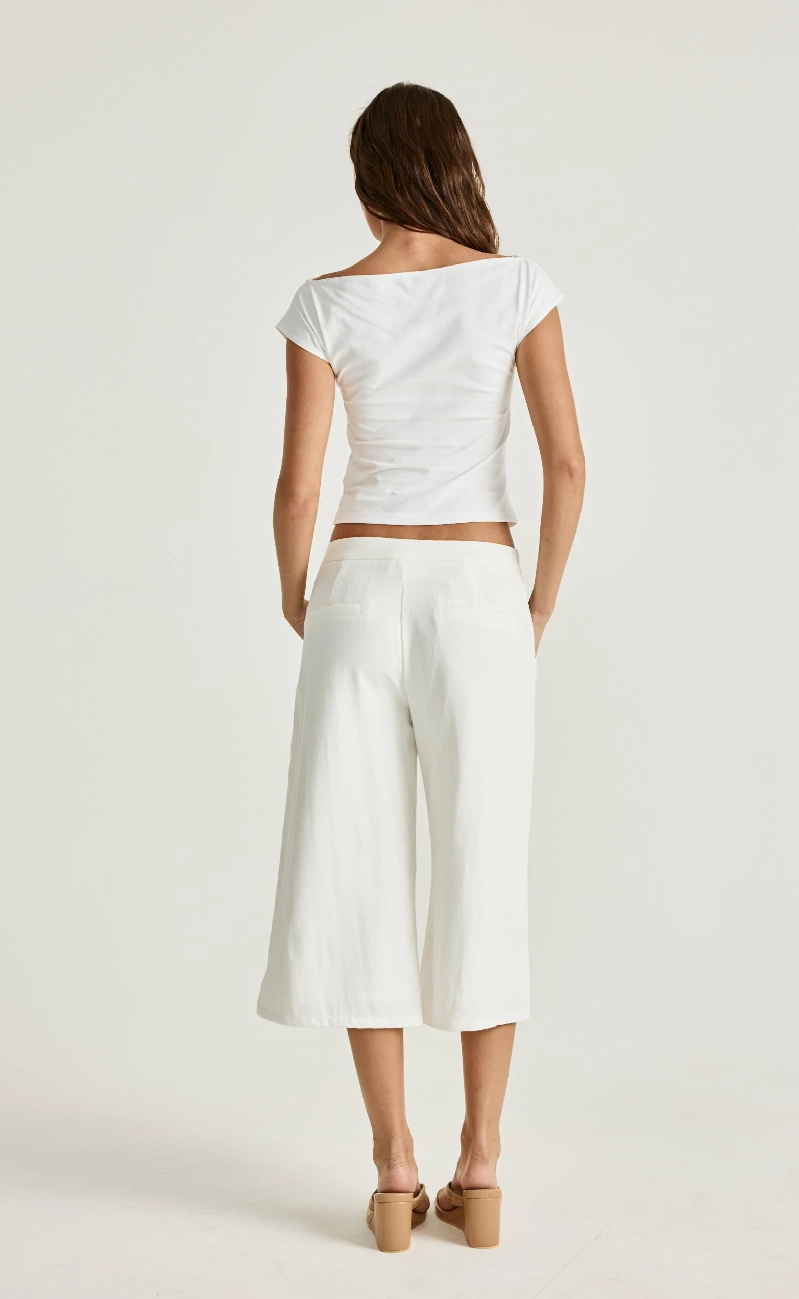 Katia Midi Pants (White) - Image 2