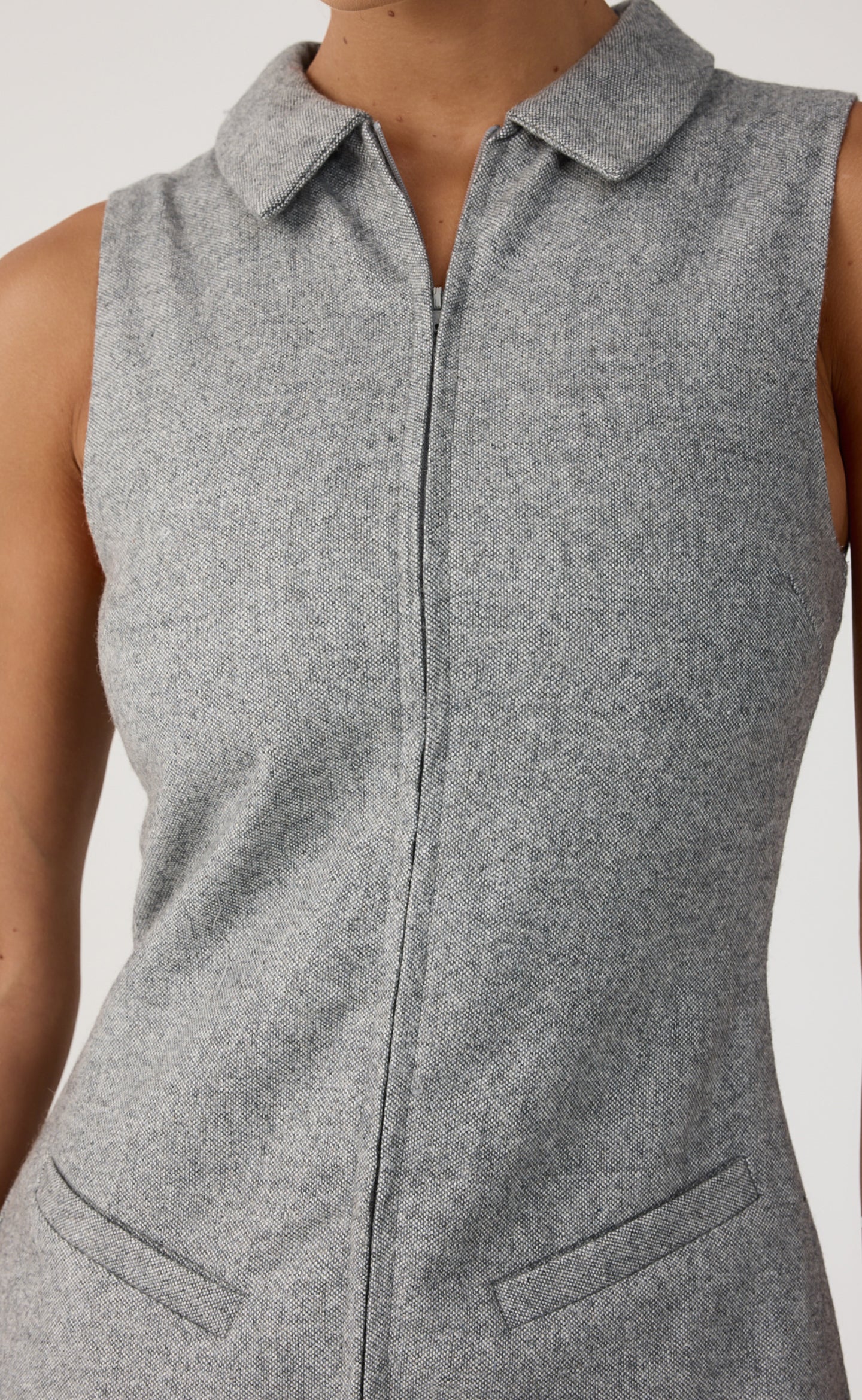Kayden Mini Dress (Slate Texture) - Image 3