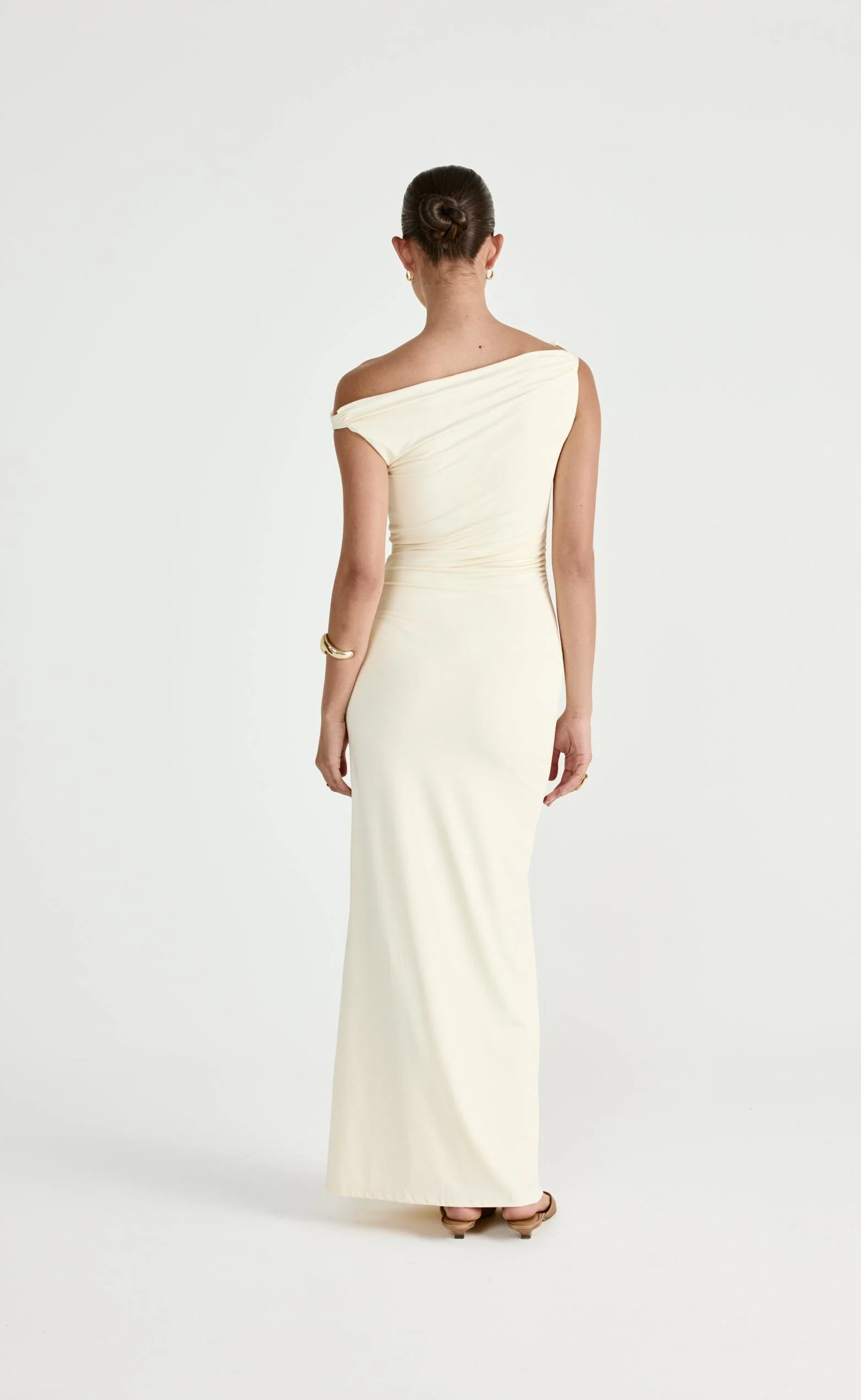 Keegan Maxi Dress (Cream) - Image 2