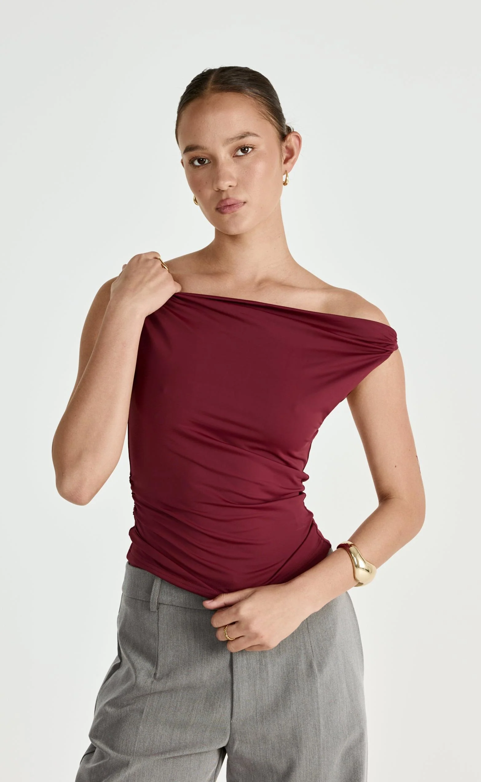 Keegan Top (Plum) - Image 6