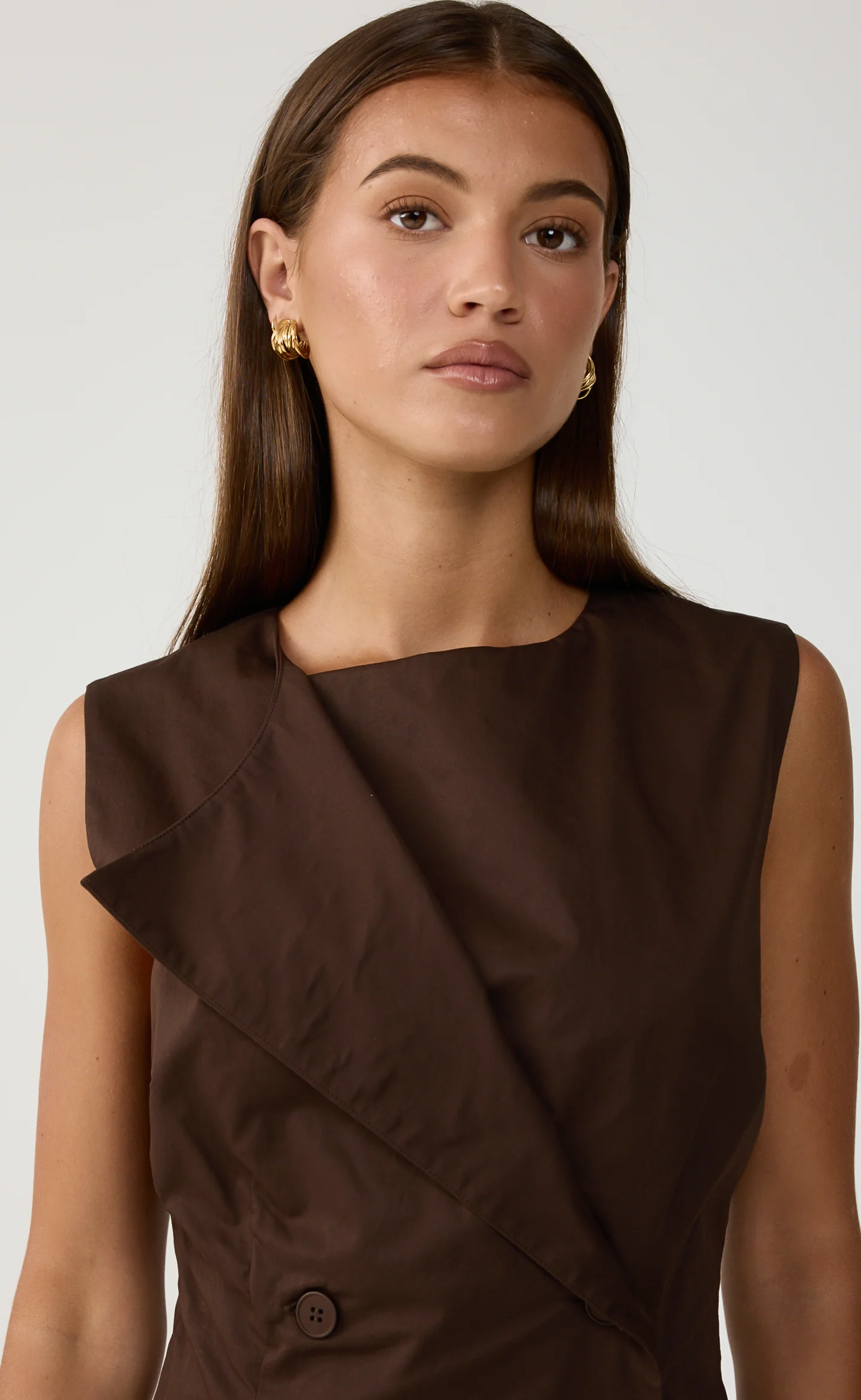 Kenai Mini Dress (Chocolate) - Image 6