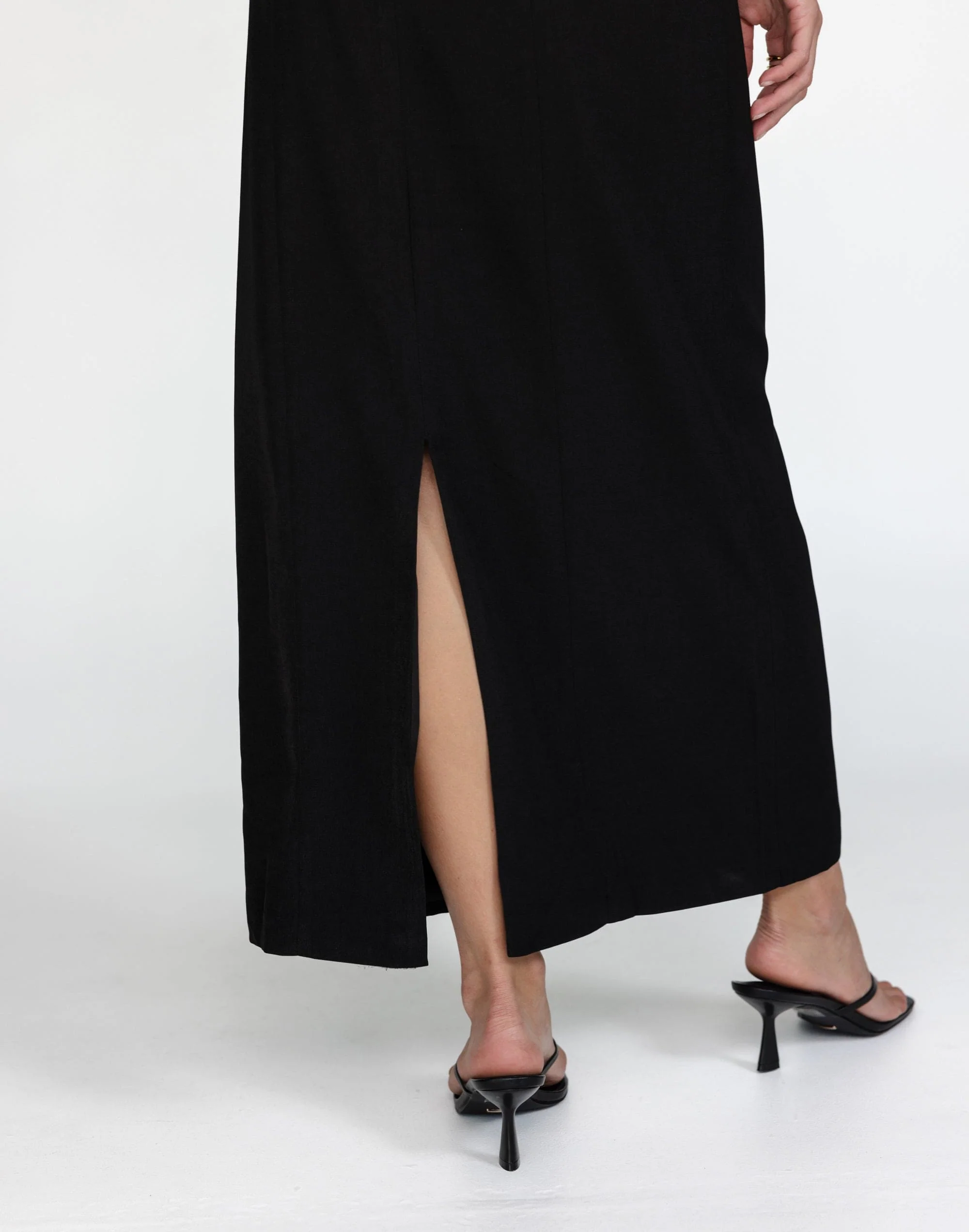 Kit Maxi Dress (Black) - Image 3