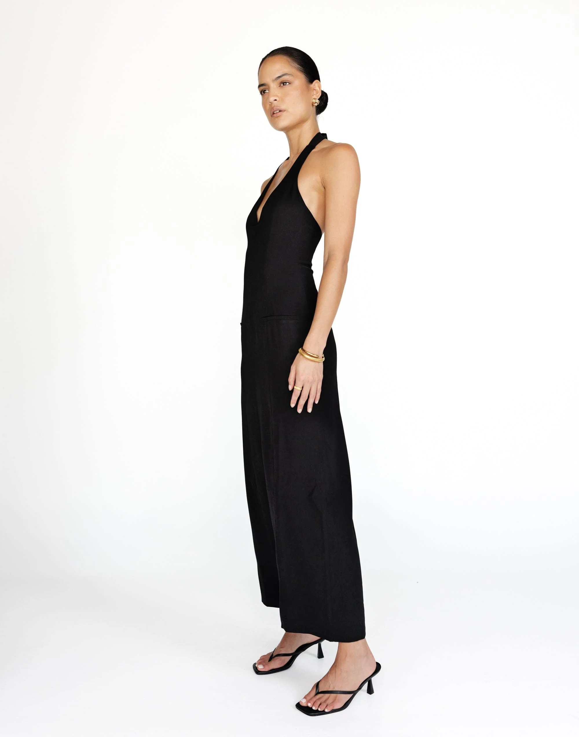 Kit Maxi Dress (Black) - Image 4