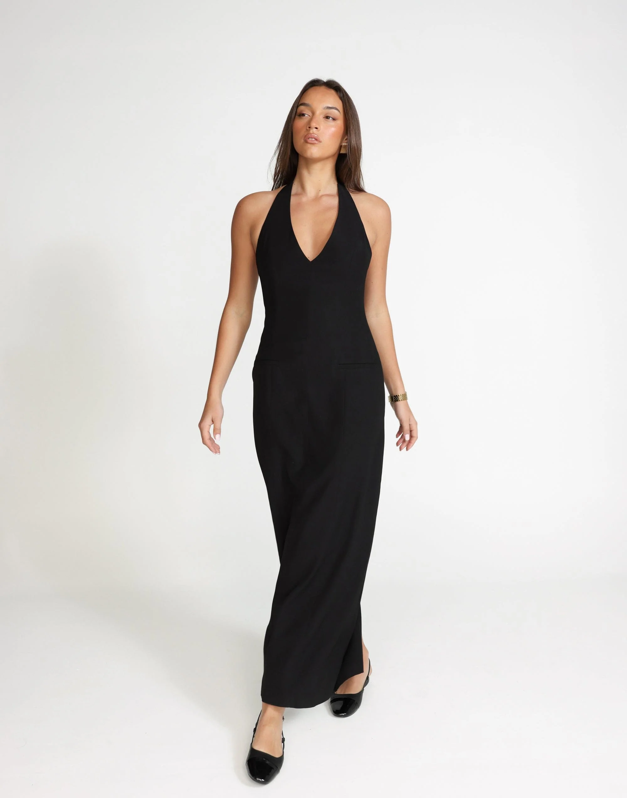Kit Maxi Dress (Black) - Image 6
