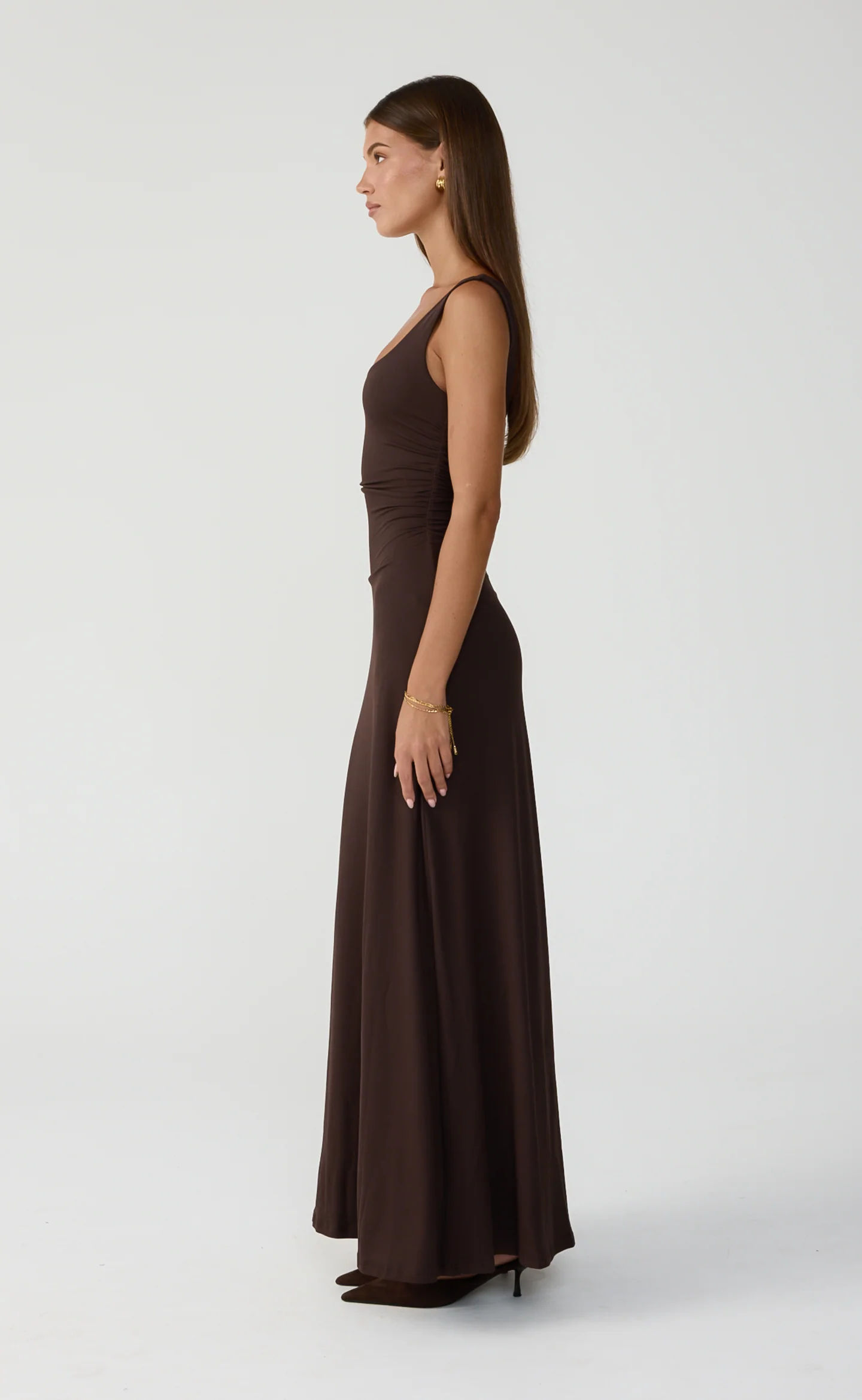 Koa Maxi Dress (Chocolate) - Image 4