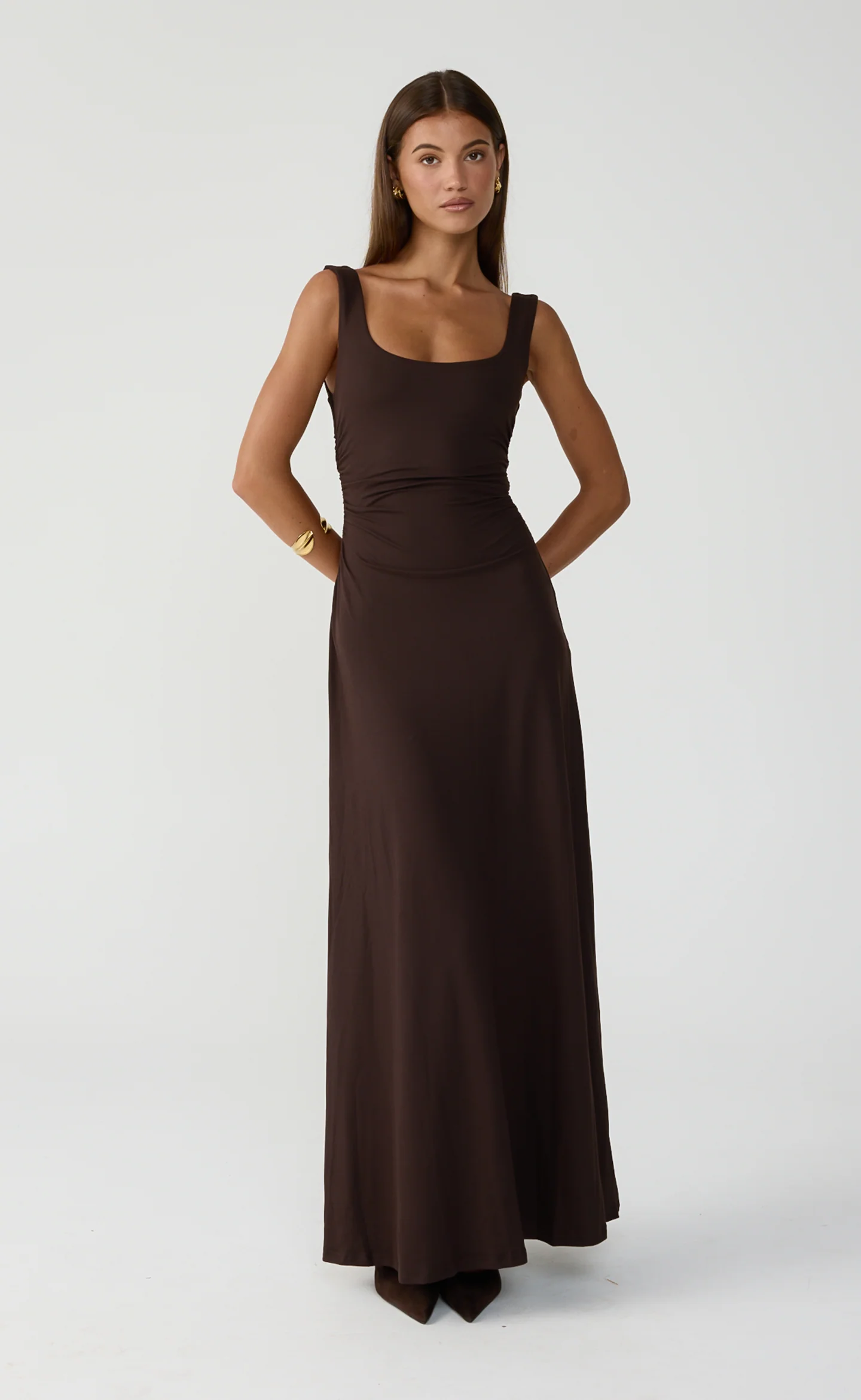 Koa Maxi Dress (Chocolate) - Image 5
