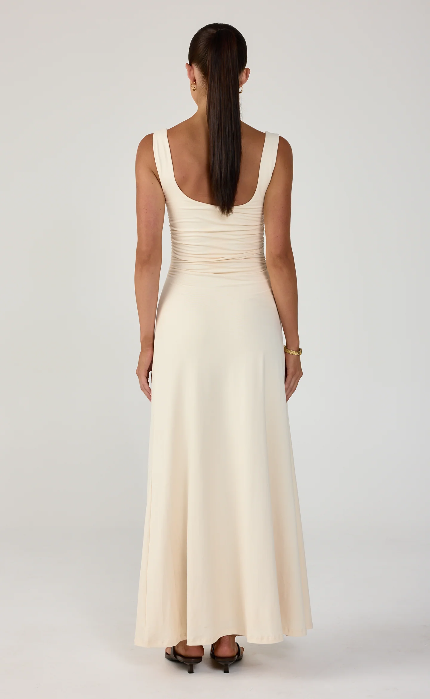 Koa Maxi Dress (Oat) - Image 3