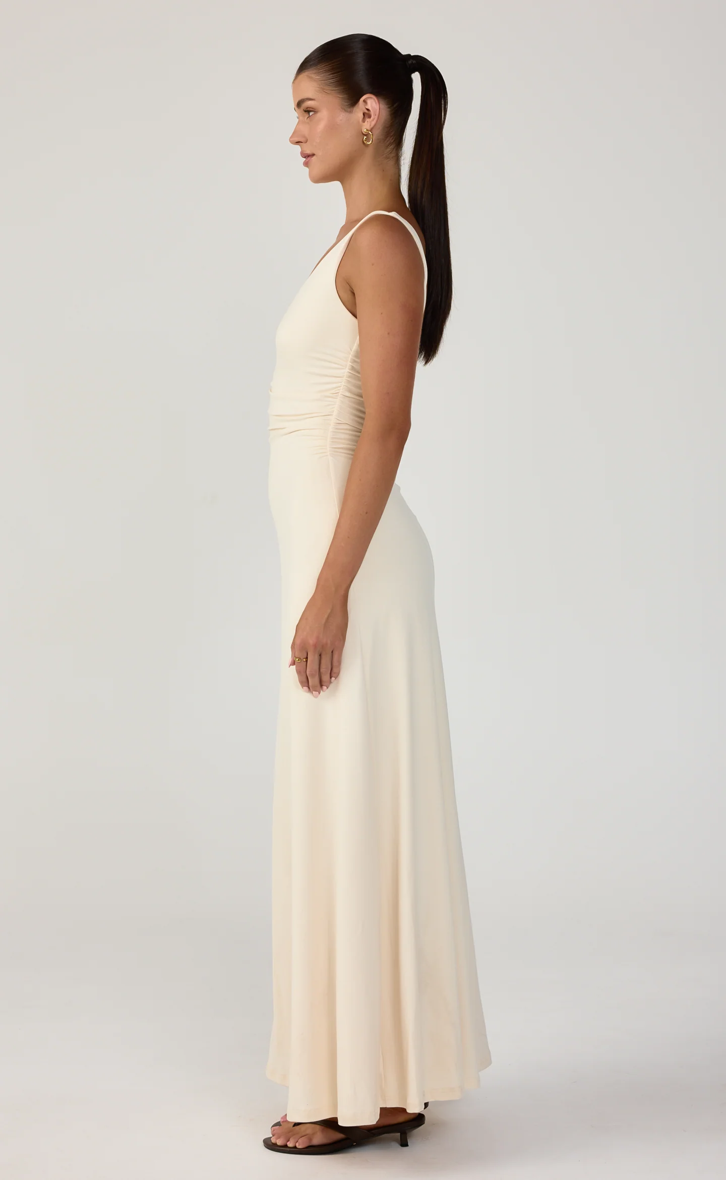 Koa Maxi Dress (Oat) - Image 4