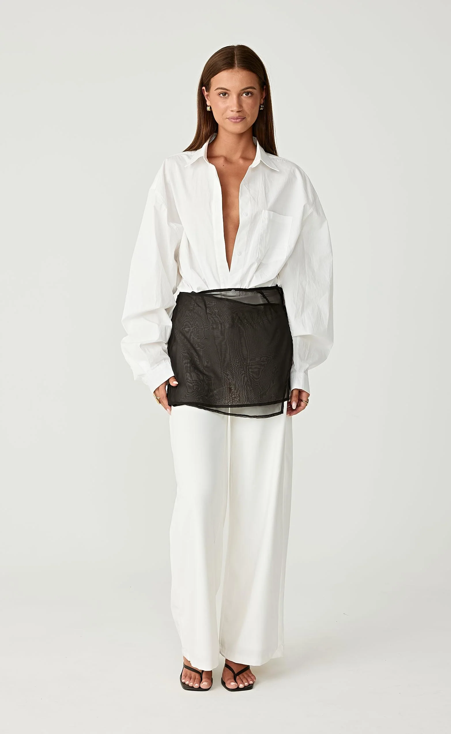 Kyler Mini Skirt (Black) - Image 4