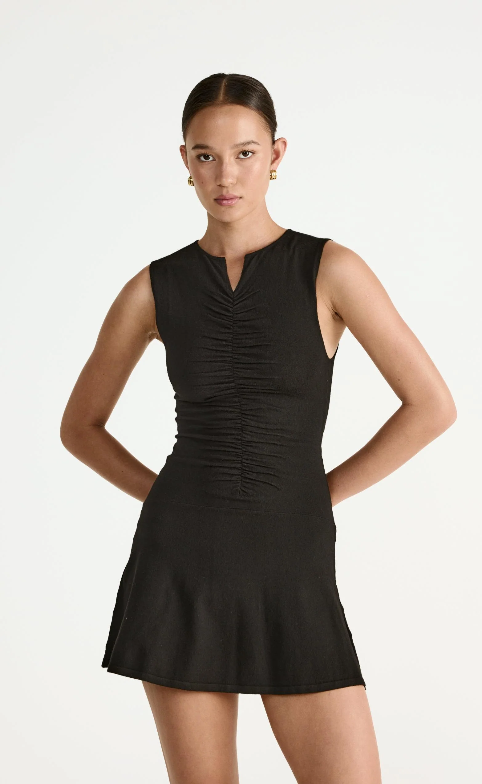 Laney Mini Dress (Black) - Image 2