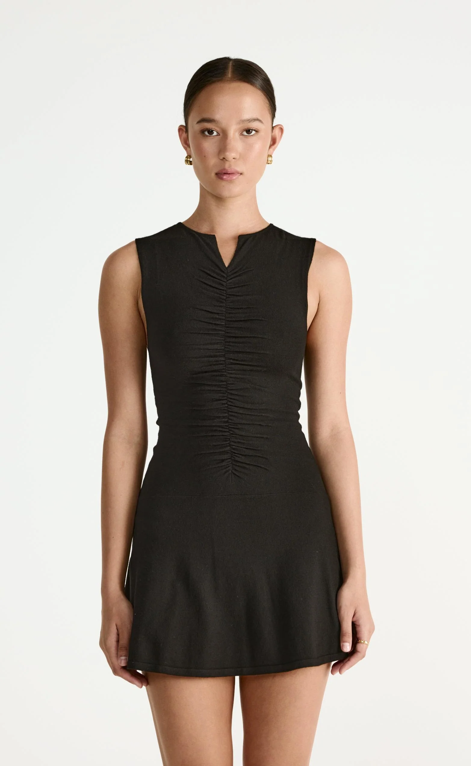 Laney Mini Dress (Black) - Image 6