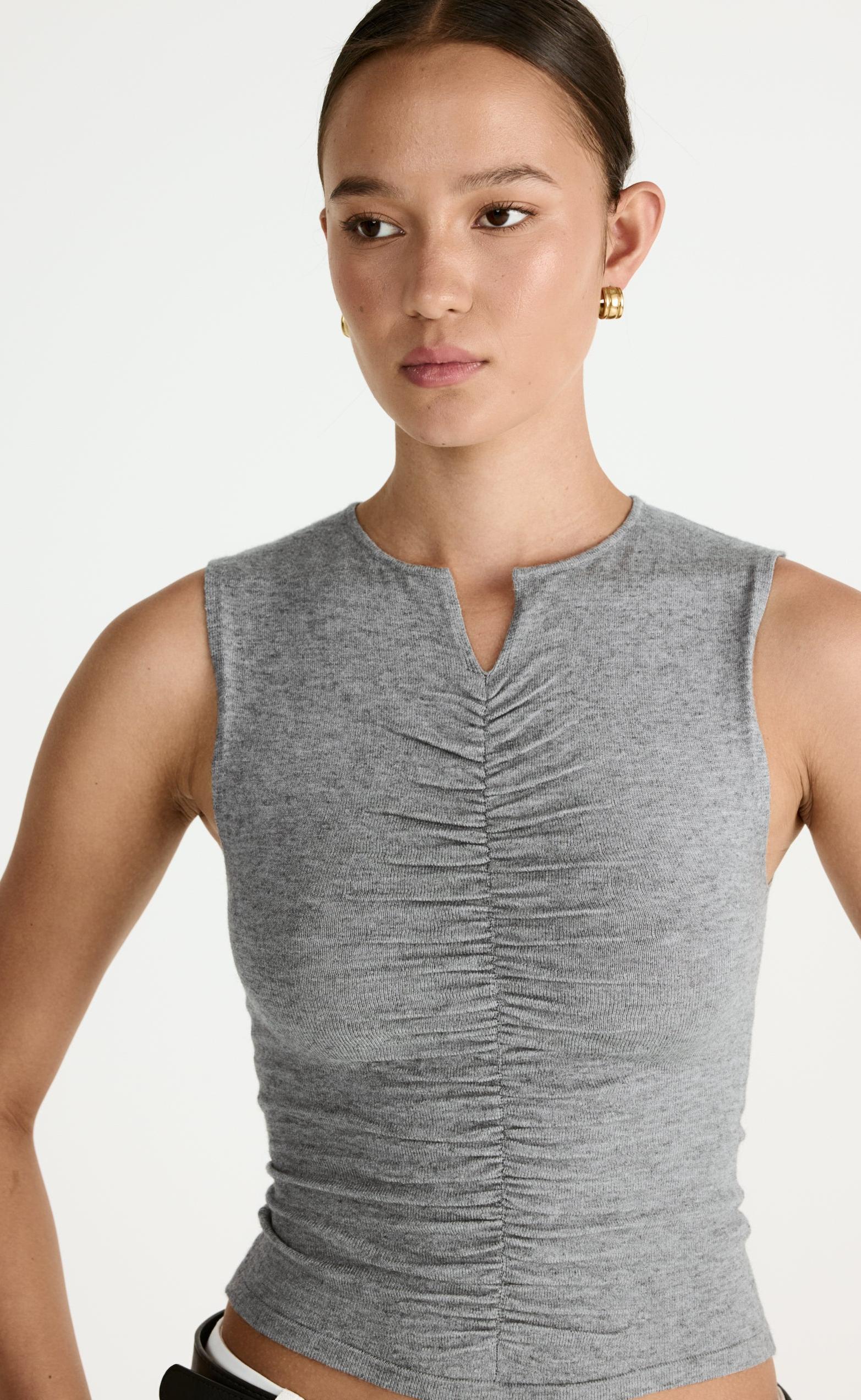 Laney Top (Grey Marle) - Image 3
