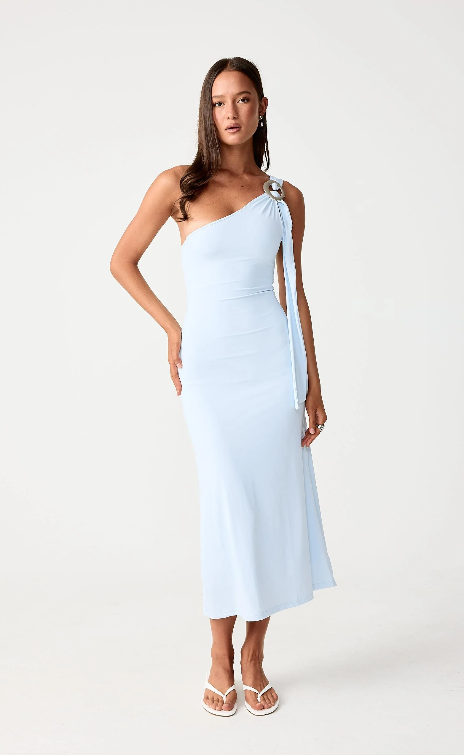 Late Night Midi Dress (Baby Blue) - Image 4
