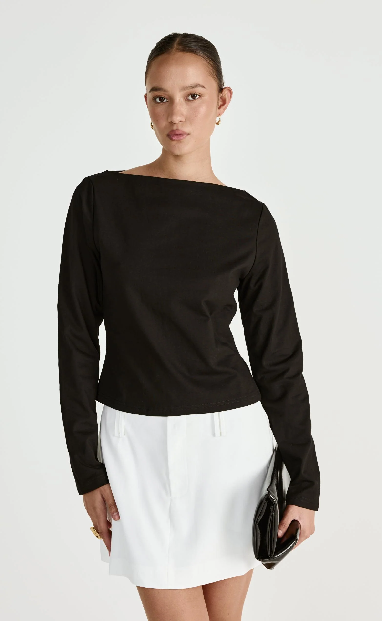 Lettie Mini Skirt (White) - Image 2