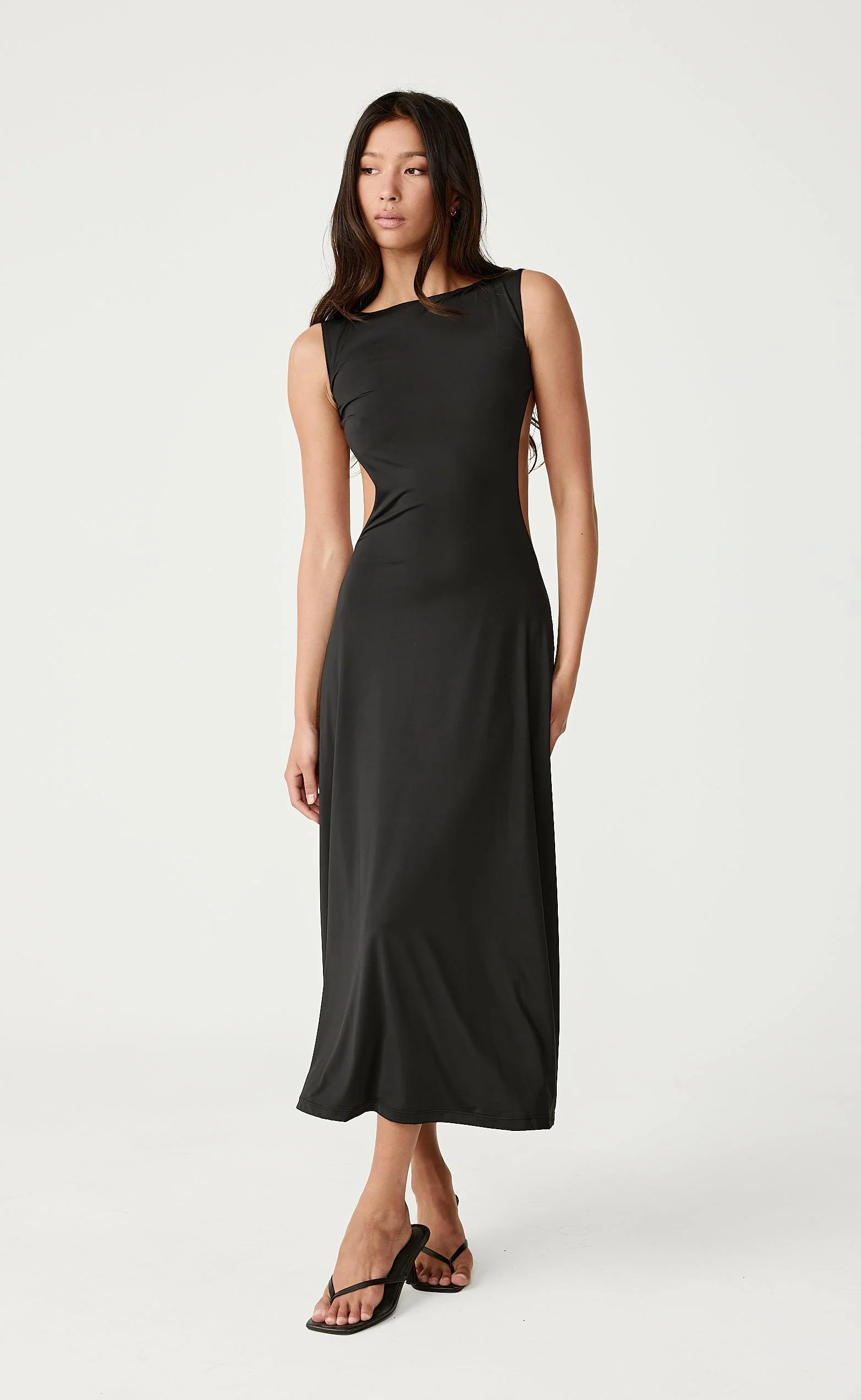 Lilibet Midi Dress (Black) - Image 2