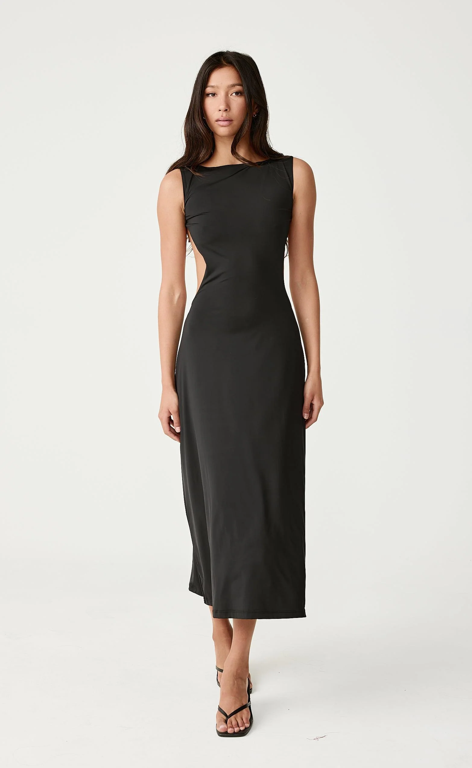 Lilibet Midi Dress (Black) - Image 3