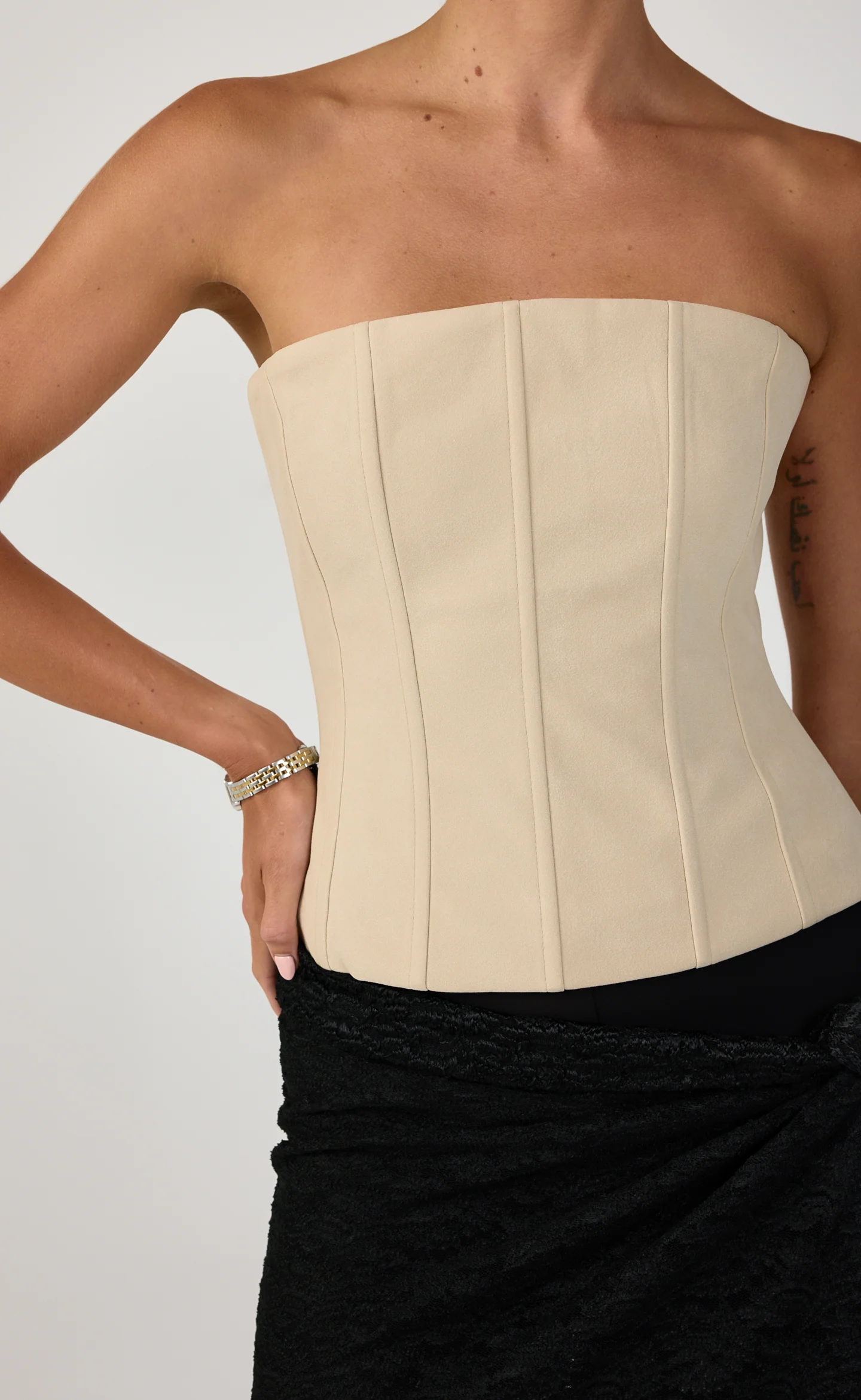 Lincoln Corset (Dark Oat) - Image 2