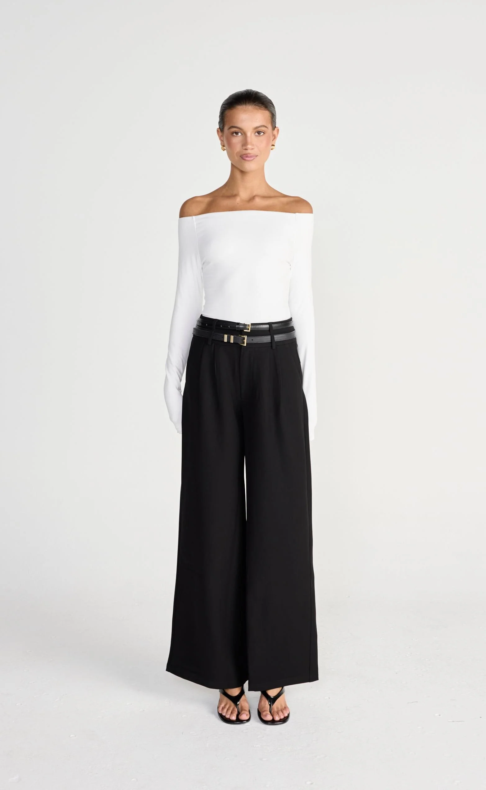 Liora Long Sleeve Top (White) - Image 3