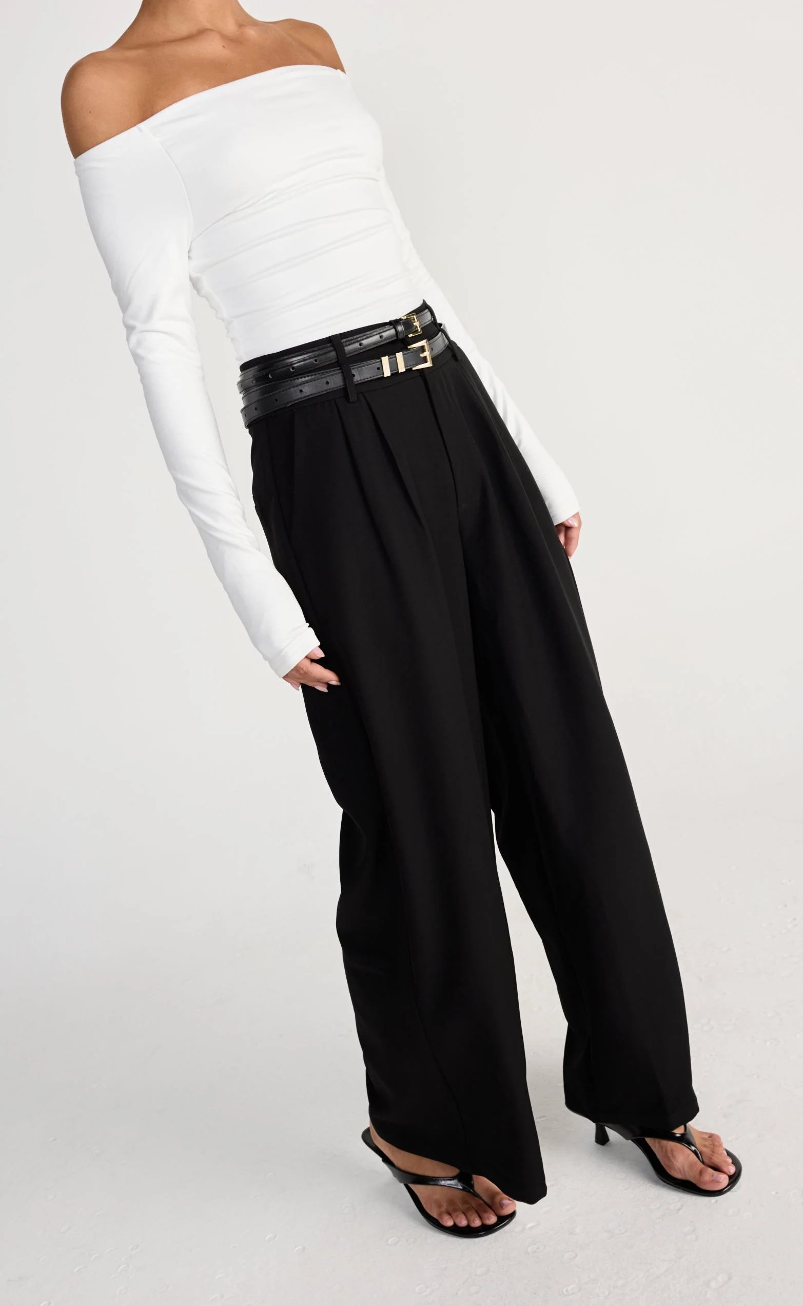 Liora Long Sleeve Top (White) - Image 5