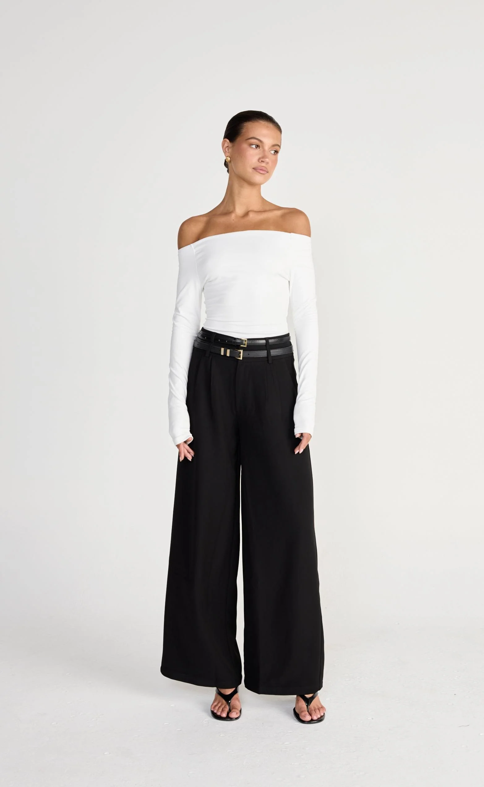 Liora Long Sleeve Top (White) - Image 6
