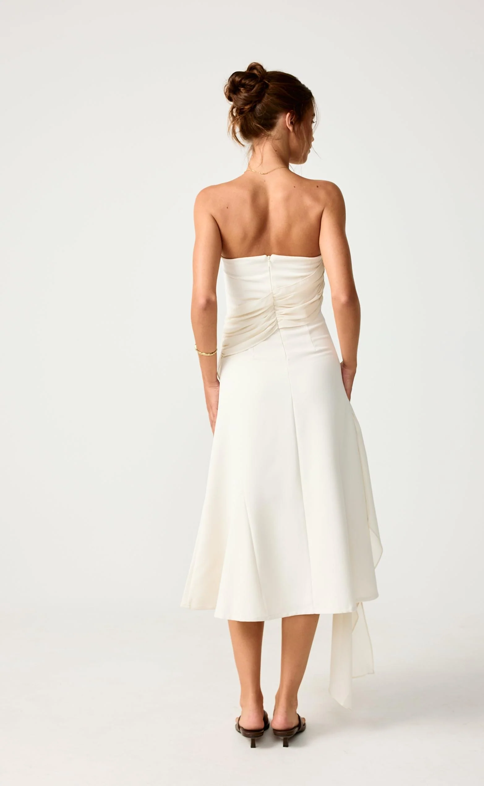 Lovelight Midi Dress (Oat) - Image 2