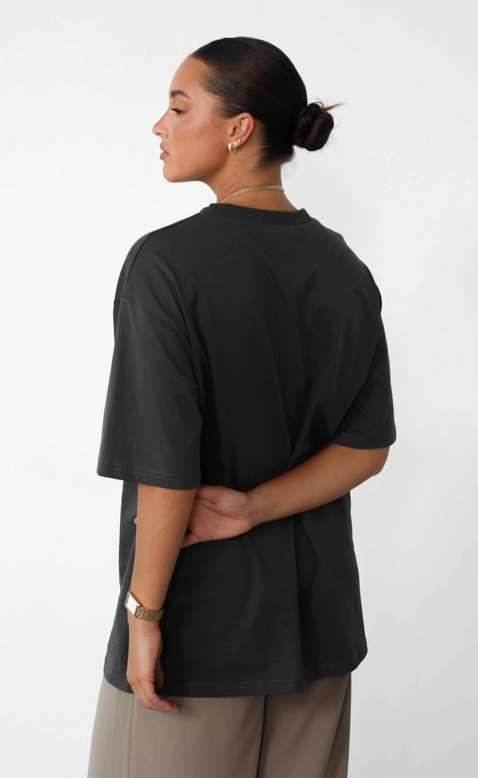Luca Oversized Tee (Slate) - Image 5