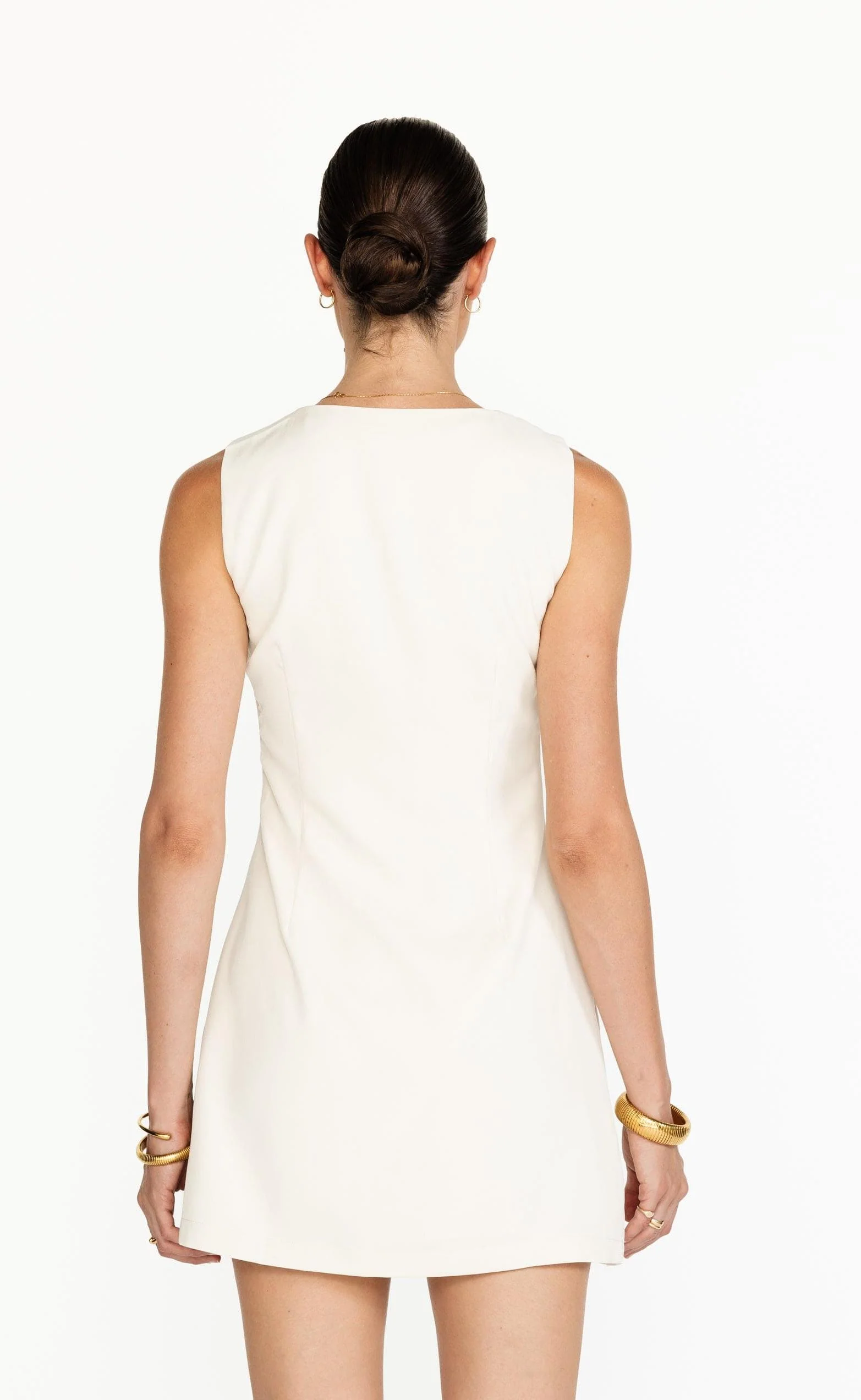 Luiza Mini Dress (Oat) - Image 5