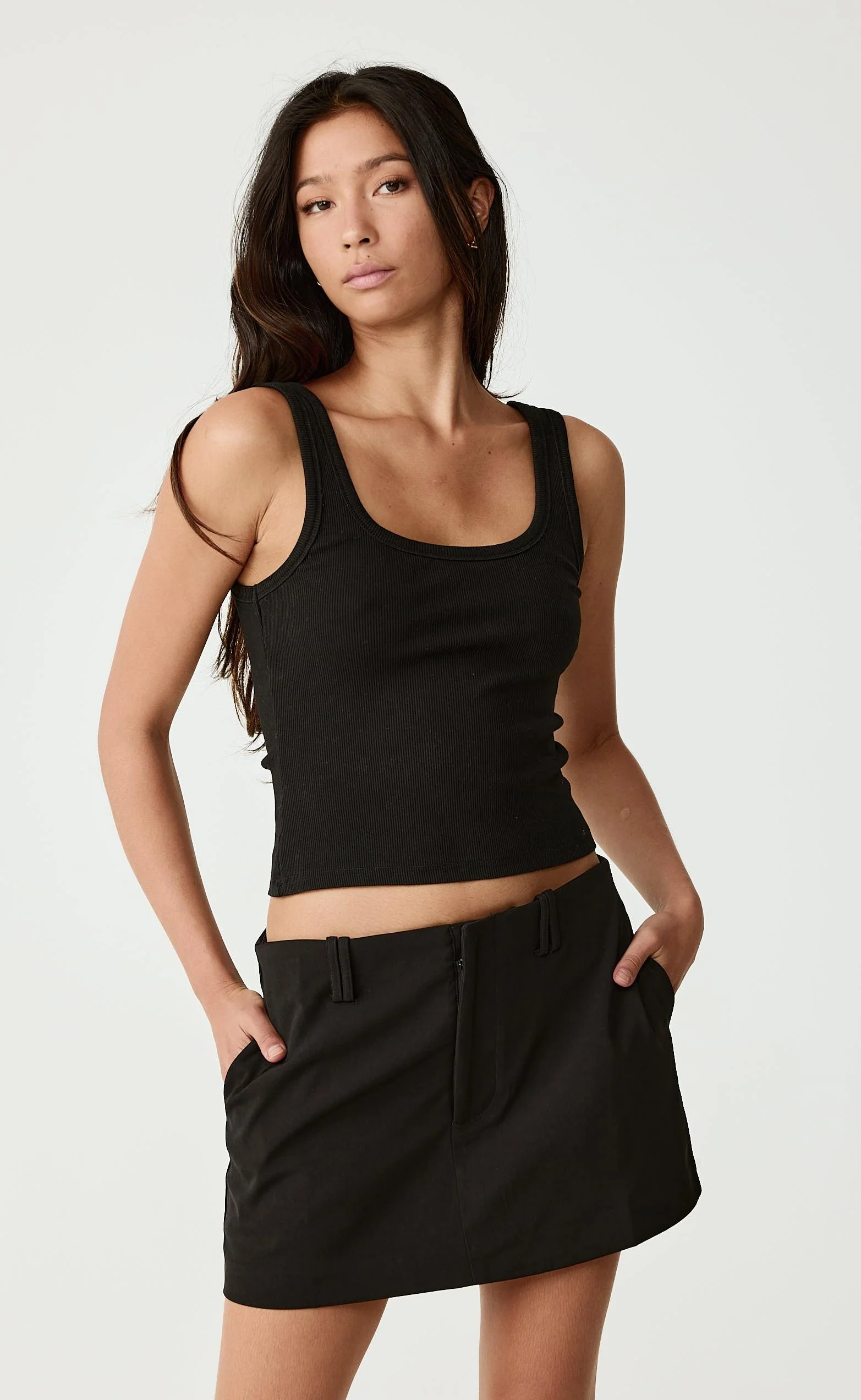 Lupe Skort (Black) - Image 3