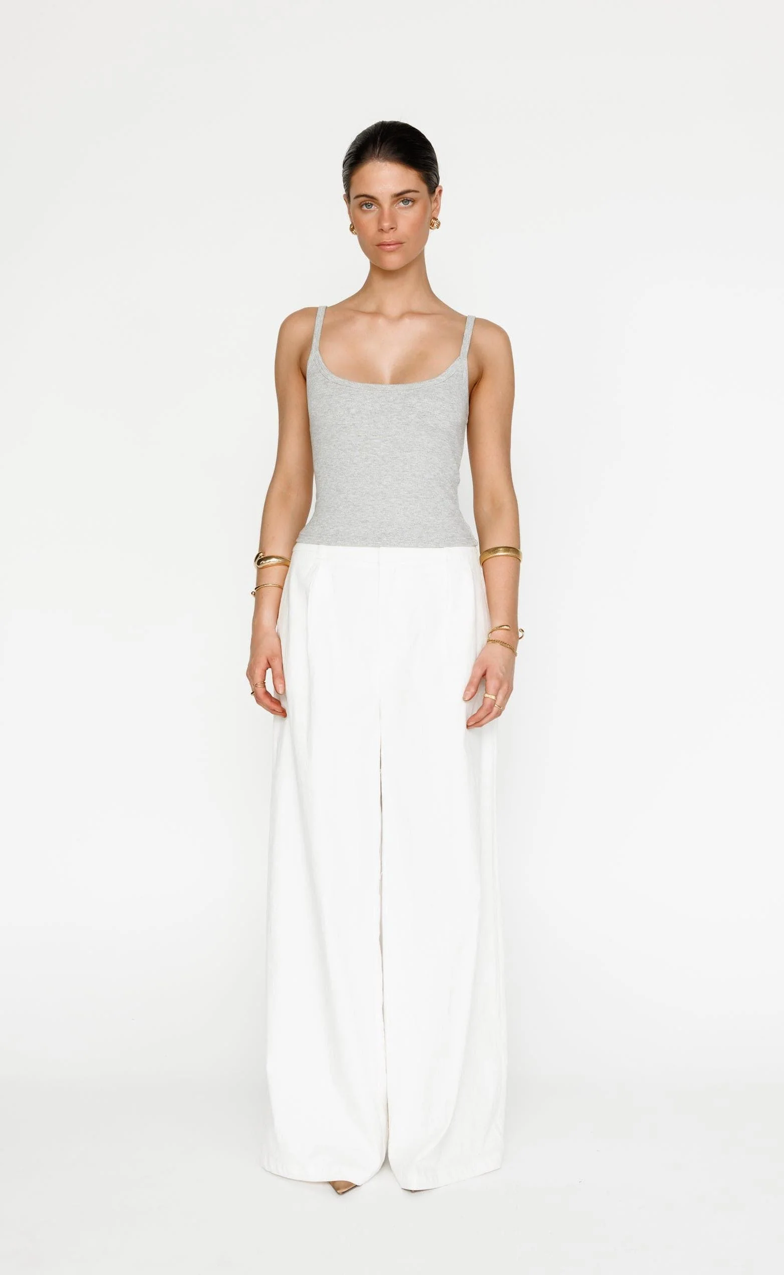 Malina Cami Top (Grey Marle) - Image 6