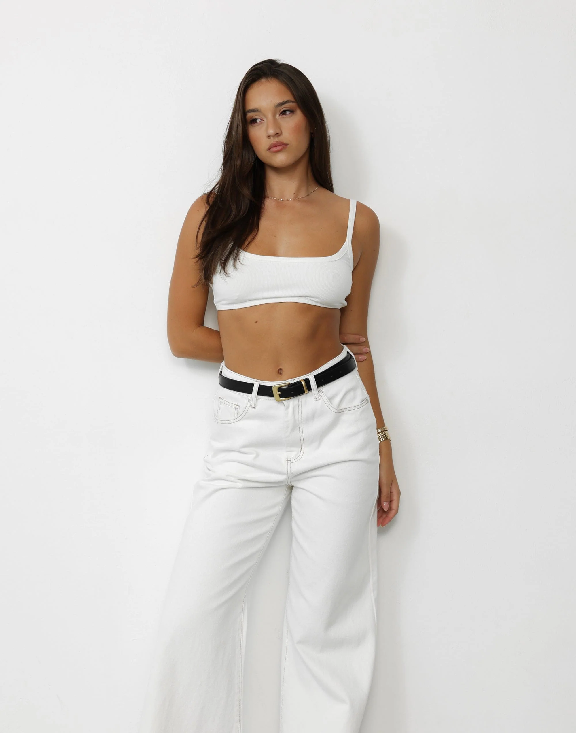 Malina Crop Top (White) - Image 6