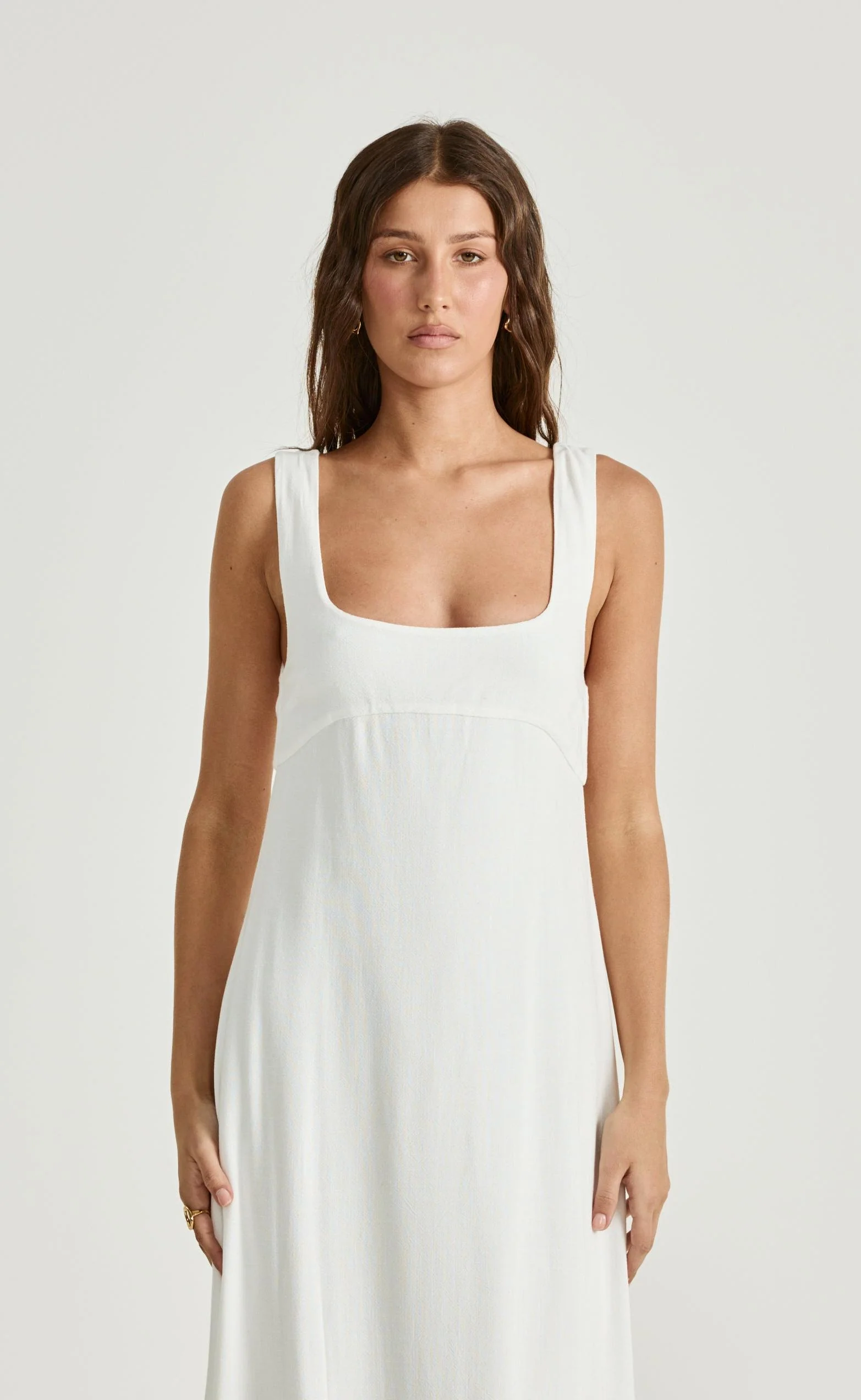 Mallory Maxi Dress (White) - Image 6
