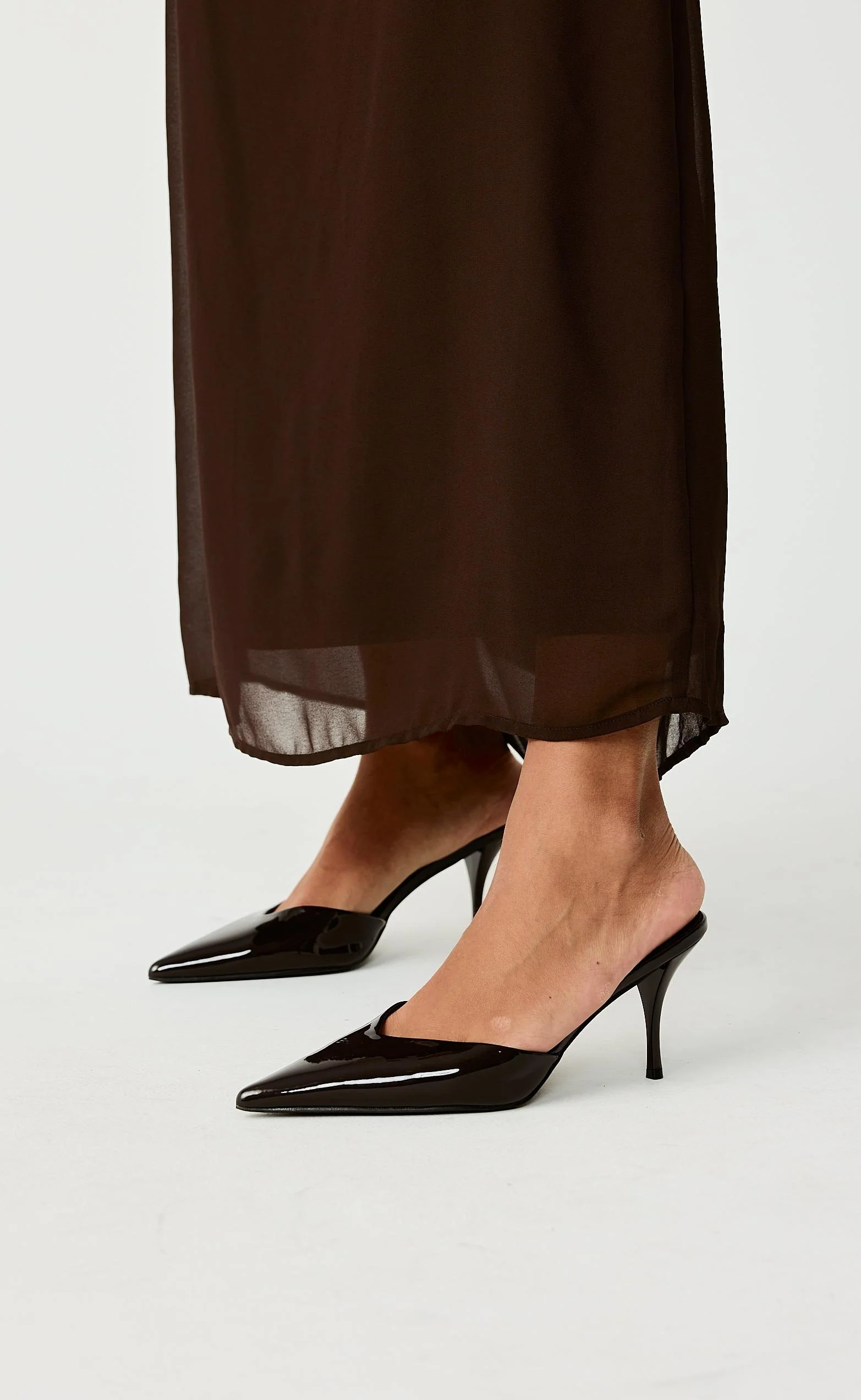 Manson Heels (Chocolate Patent) - By Billini - Image 3