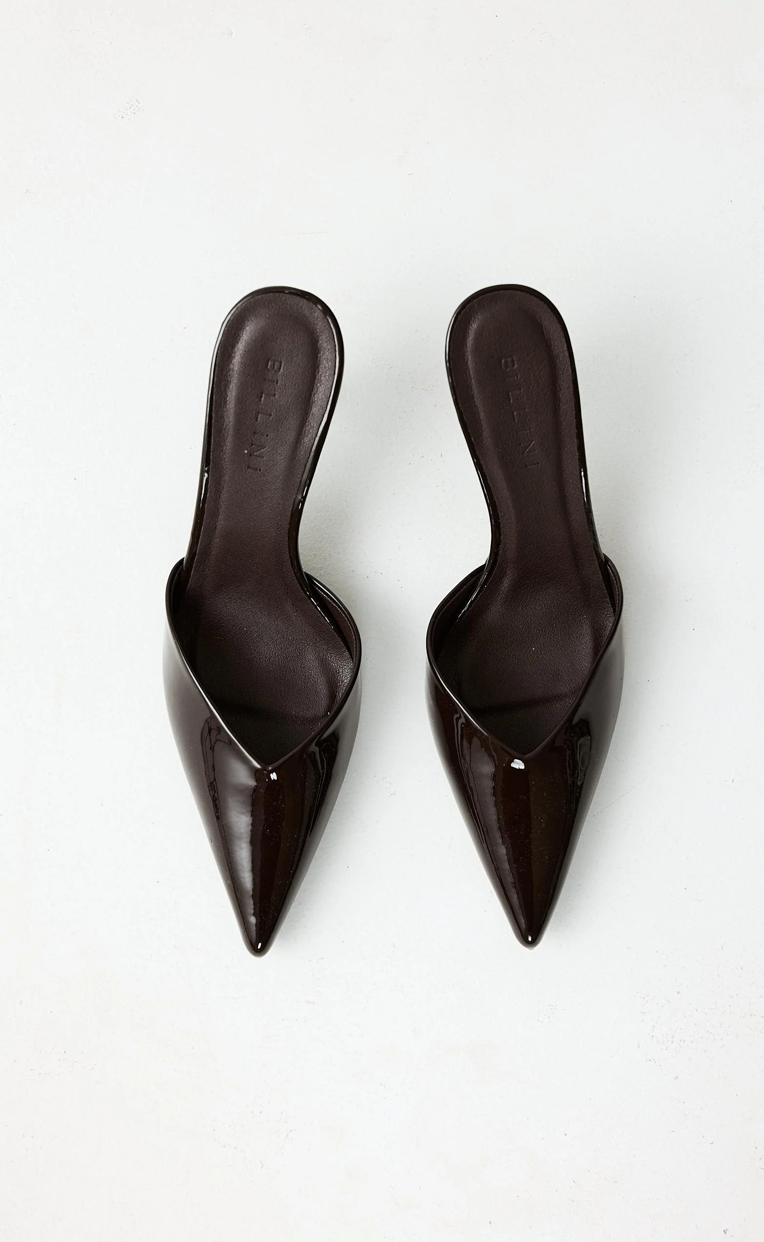 Manson Heels (Chocolate Patent) - By Billini - Image 5