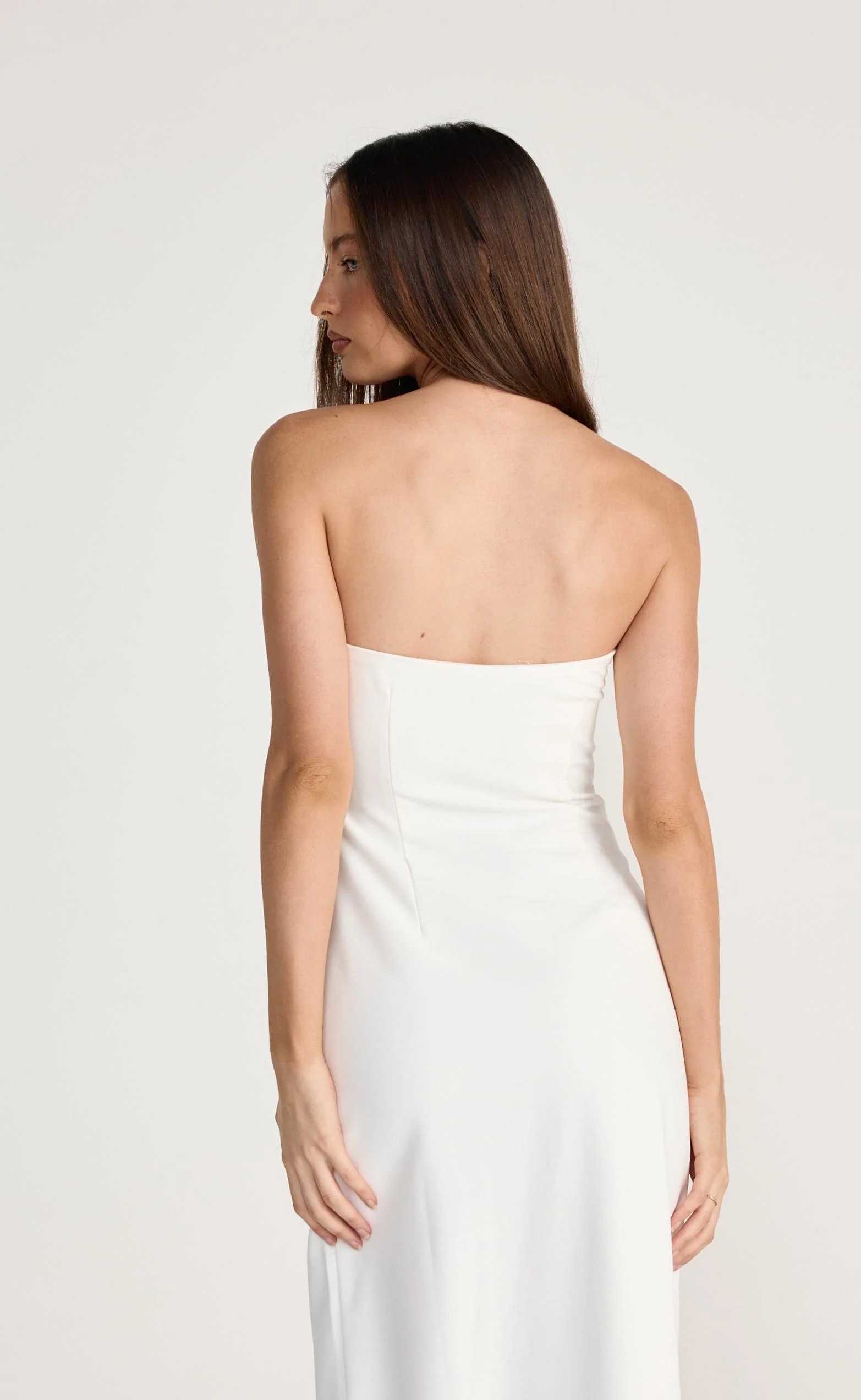 Mariza Maxi Dress (White) - Image 5