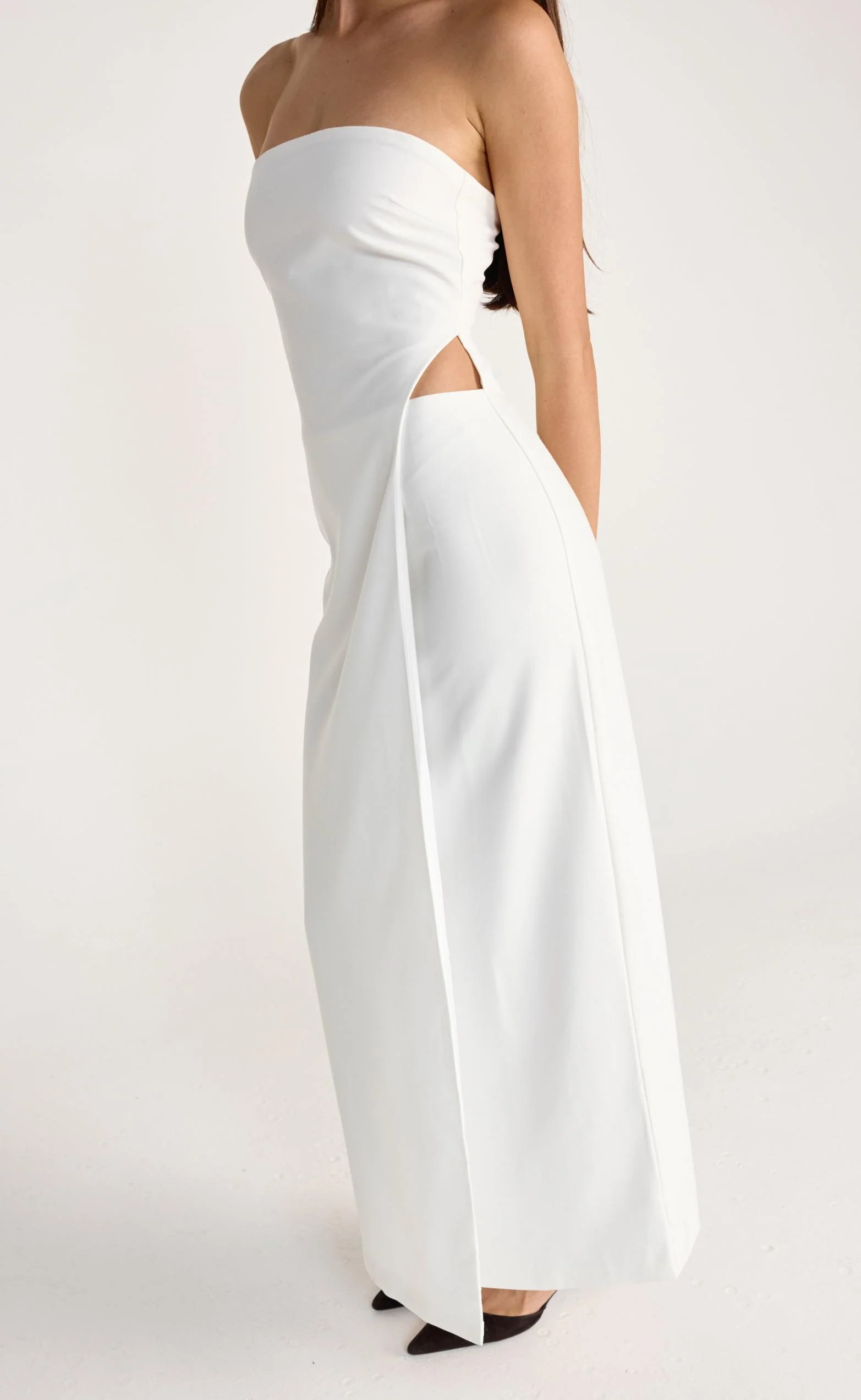 Mariza Maxi Dress (White) - Image 6